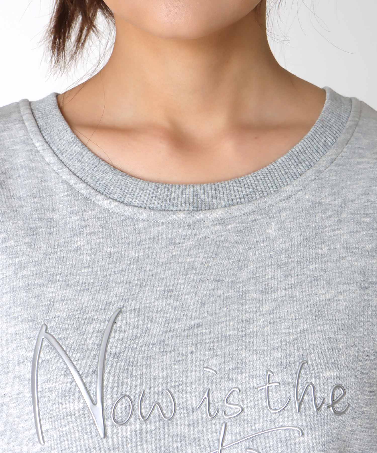 金属エンボスバックファスナープルオーバー