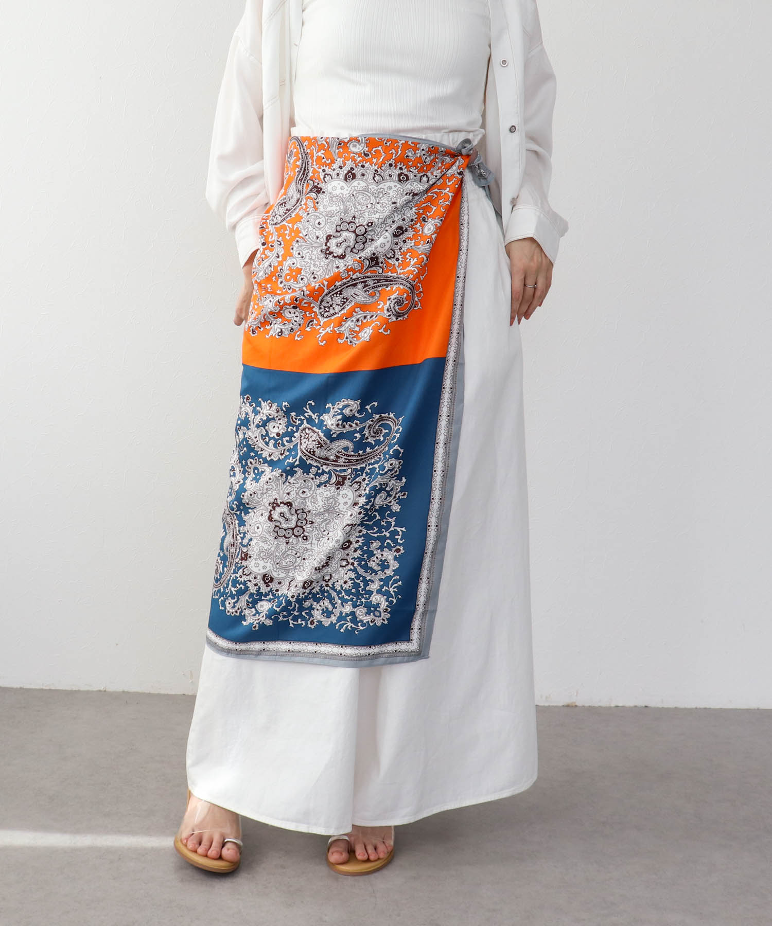 シャーリングギャザーパンツ