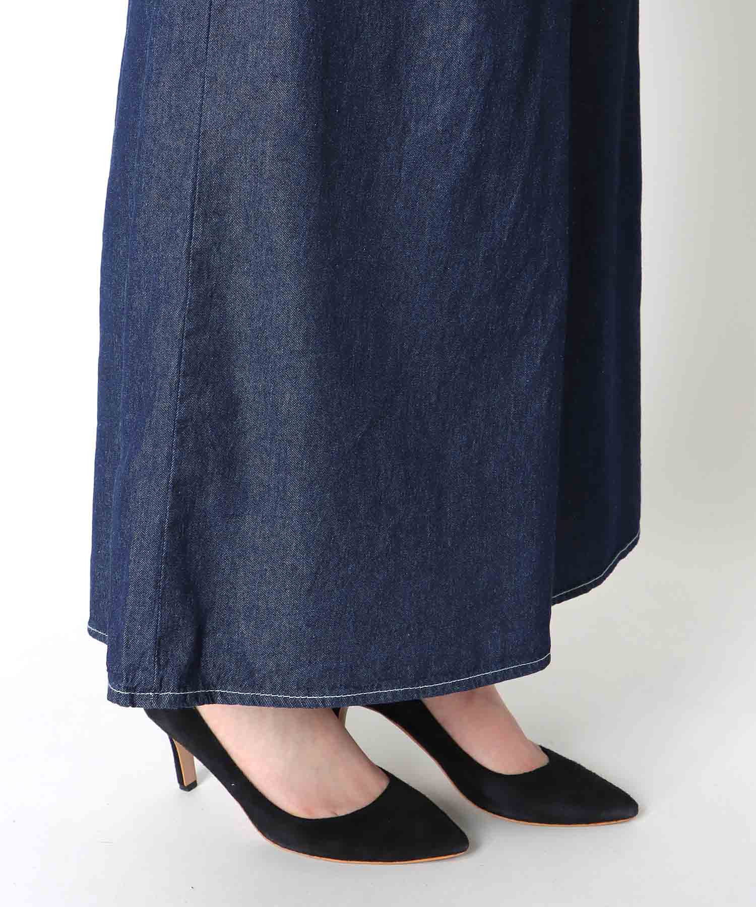 シャーリングギャザーパンツ