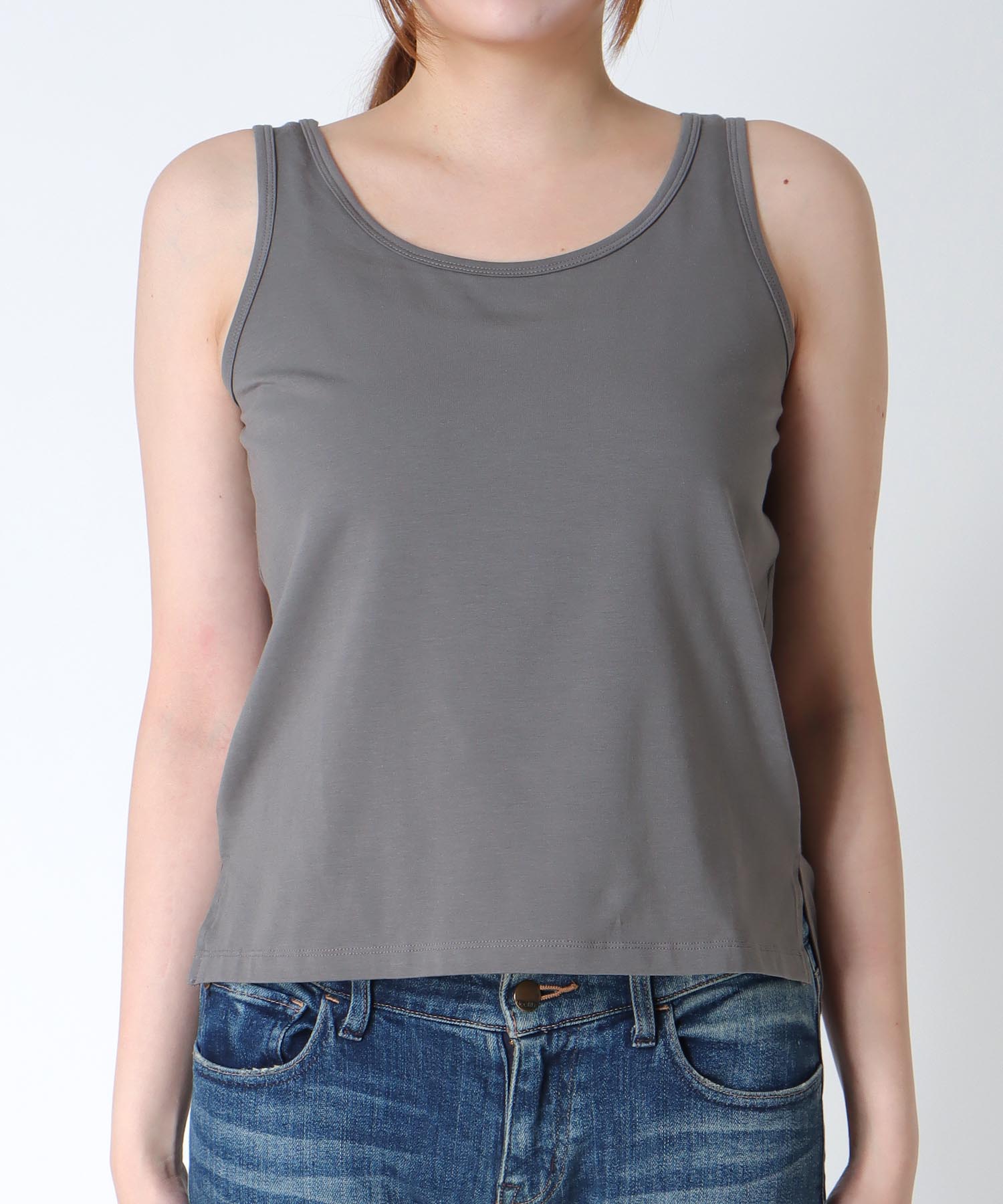 【機能性】クールストレッチベーシックタンクトップ