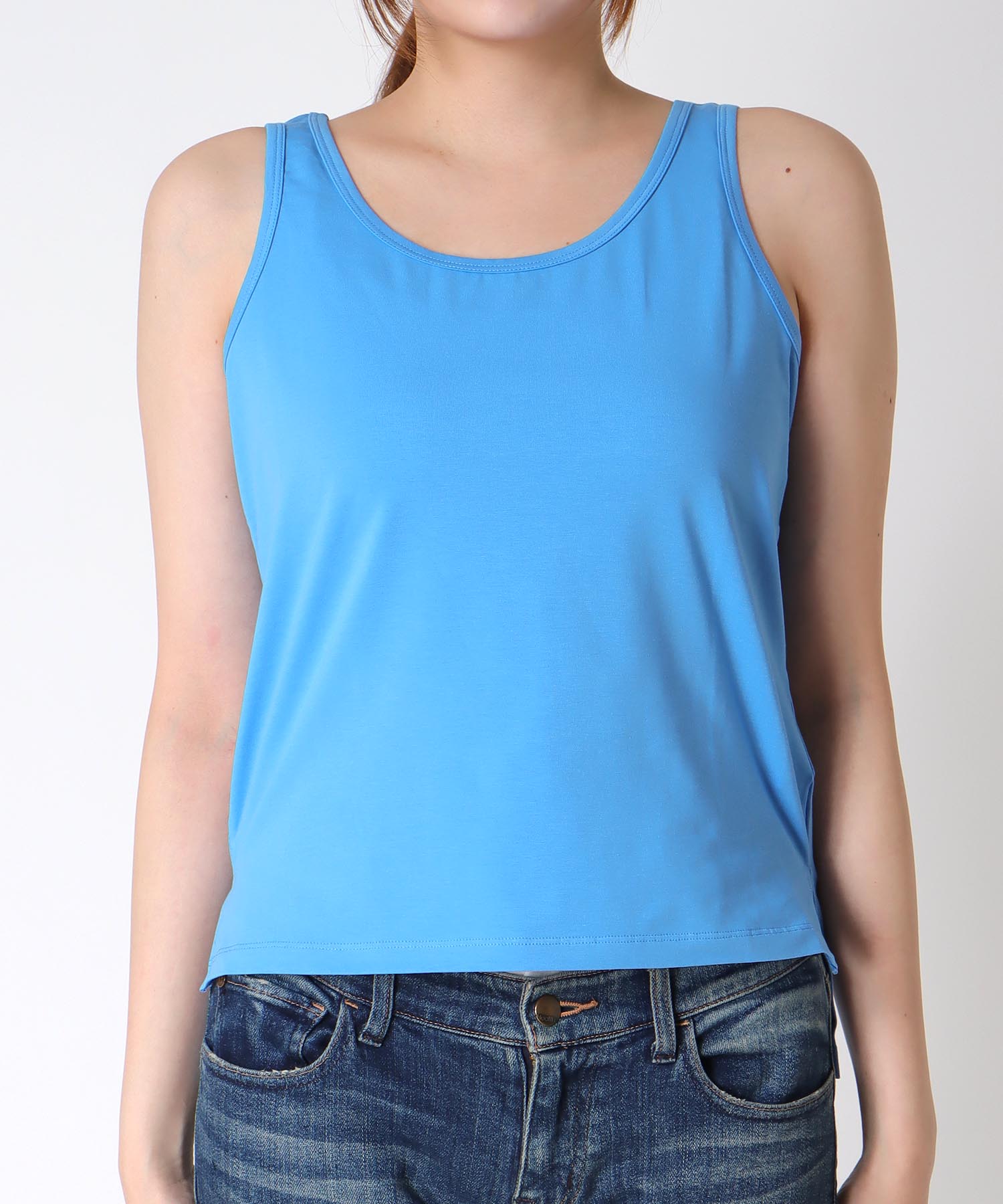 【機能性】クールストレッチベーシックタンクトップ