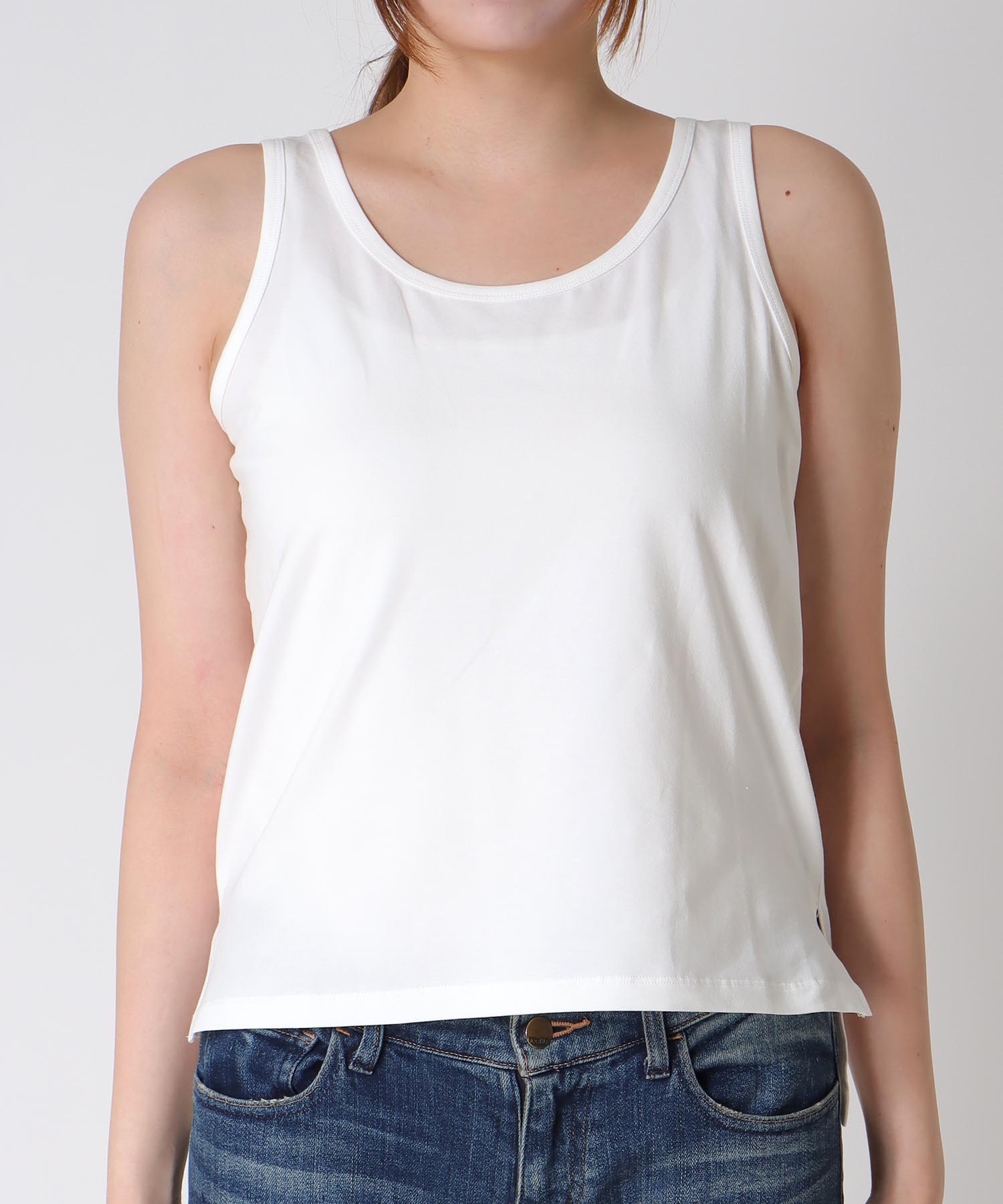 【機能性】クールストレッチベーシックタンクトップ