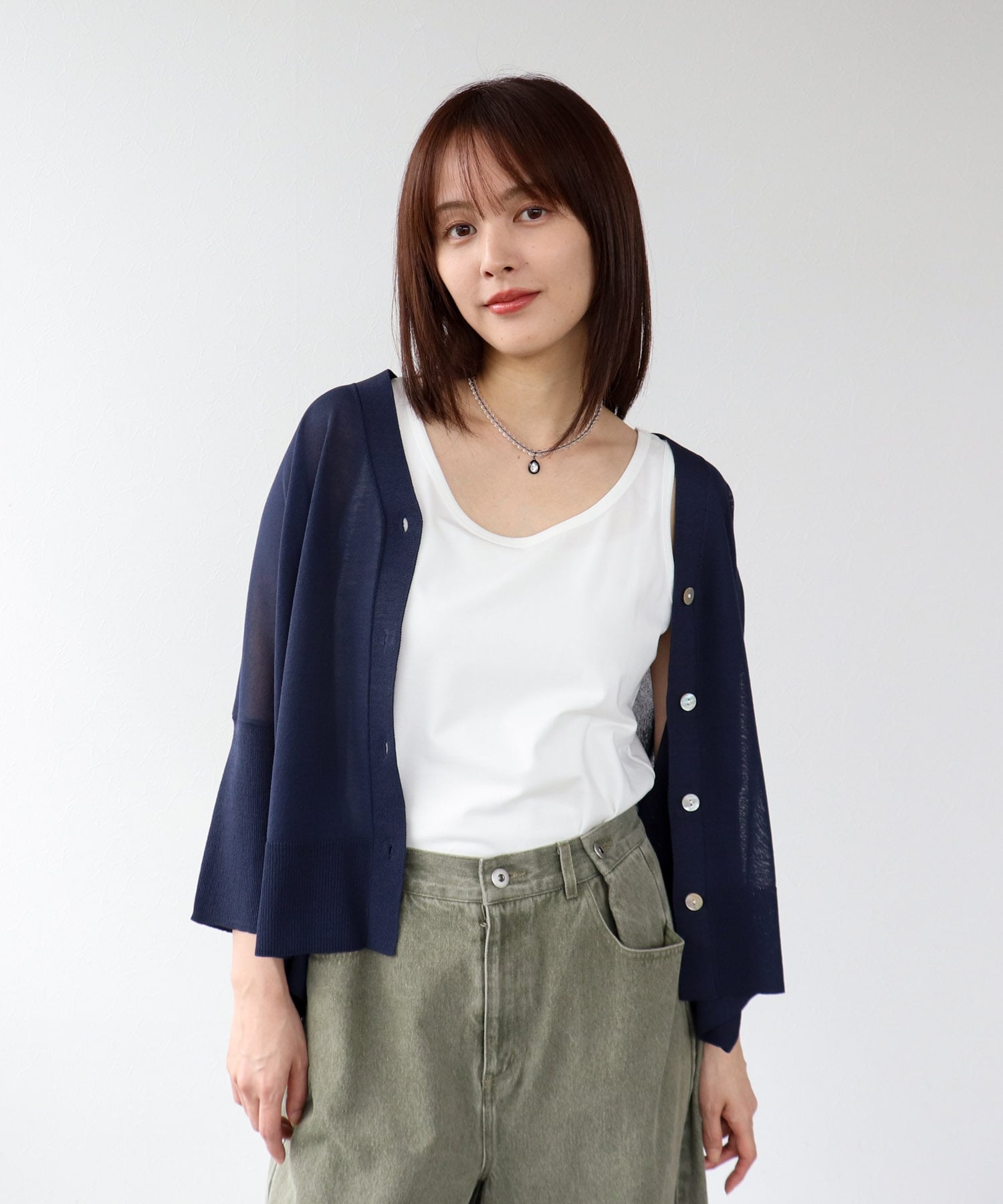 【機能性】クールストレッチベーシックタンクトップ