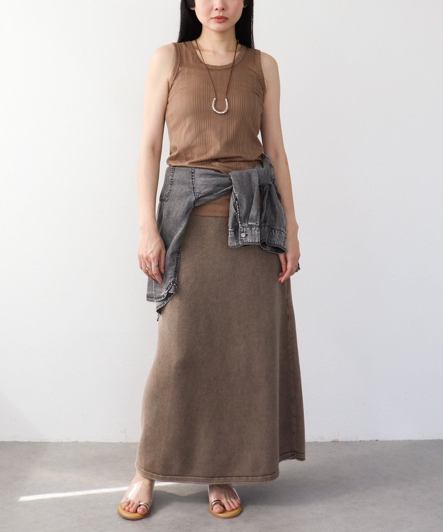 ランダムテレコタンクトップ