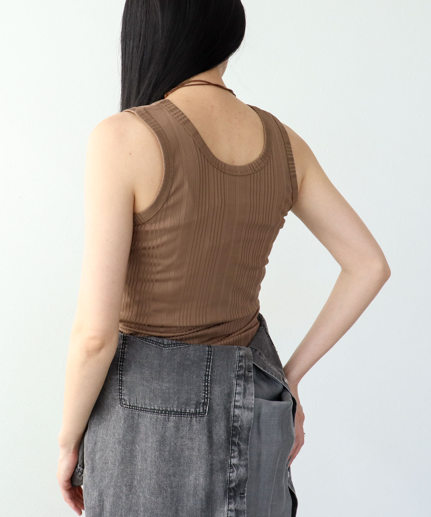 ランダムテレコタンクトップ