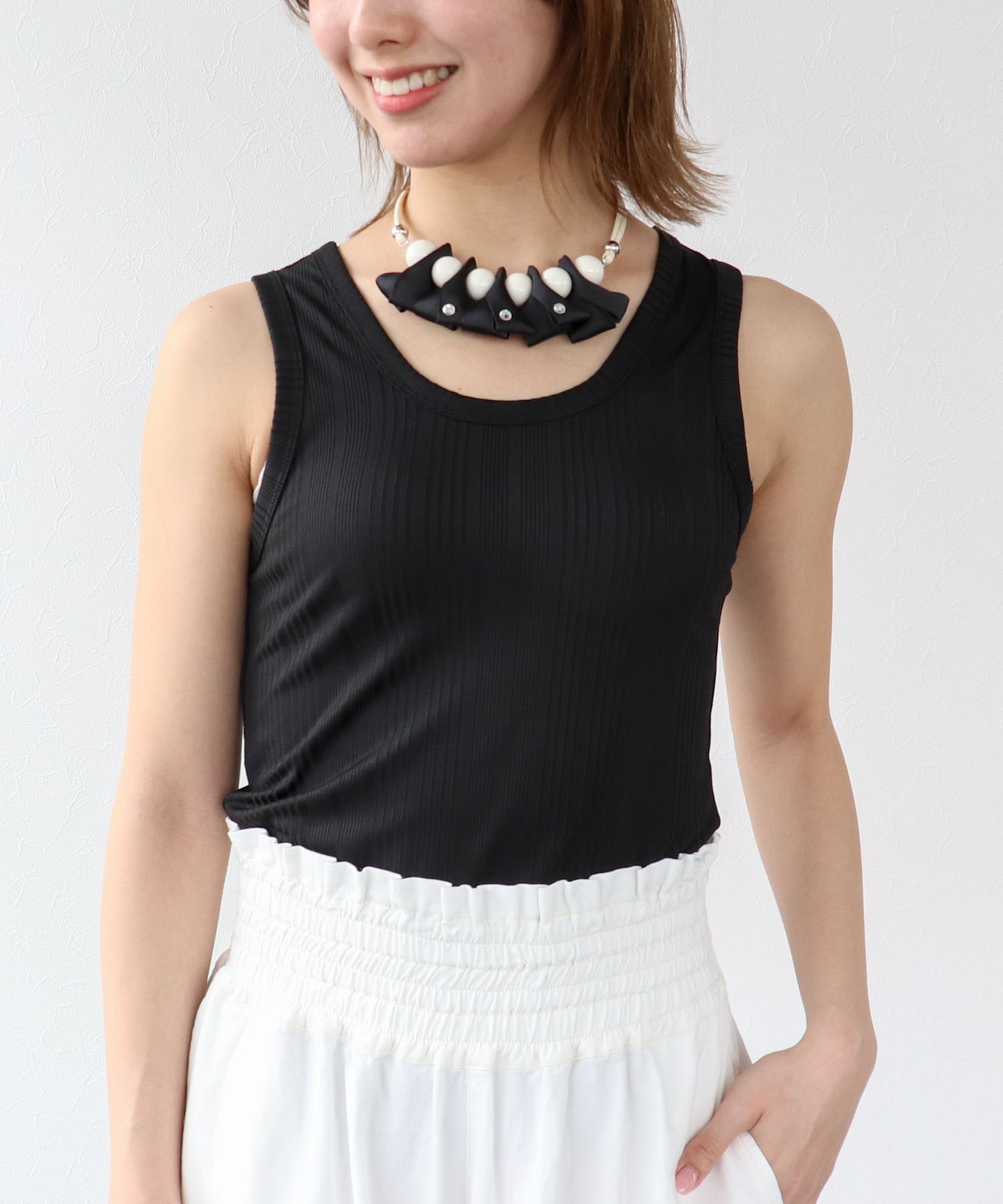 ランダムテレコタンクトップ