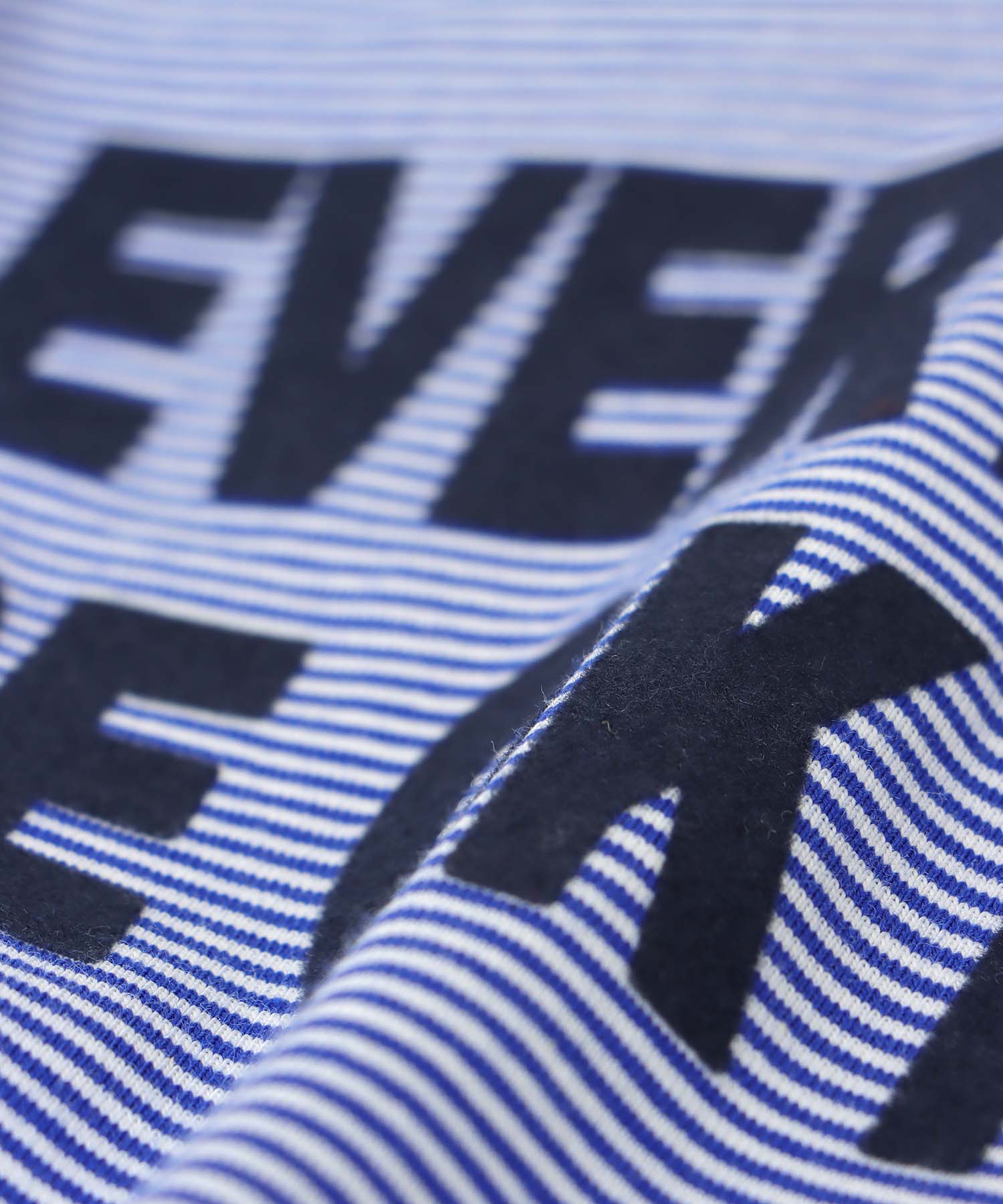 ボーダークルーロゴTシャツ