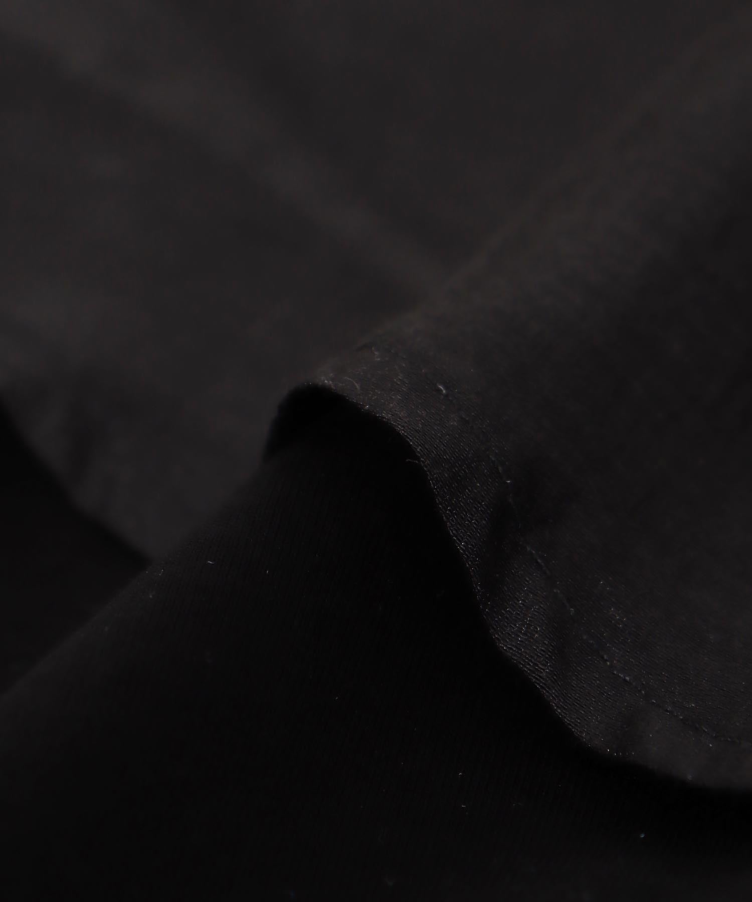 〔お家で試着〕布帛使いフリルカラープルオーバー