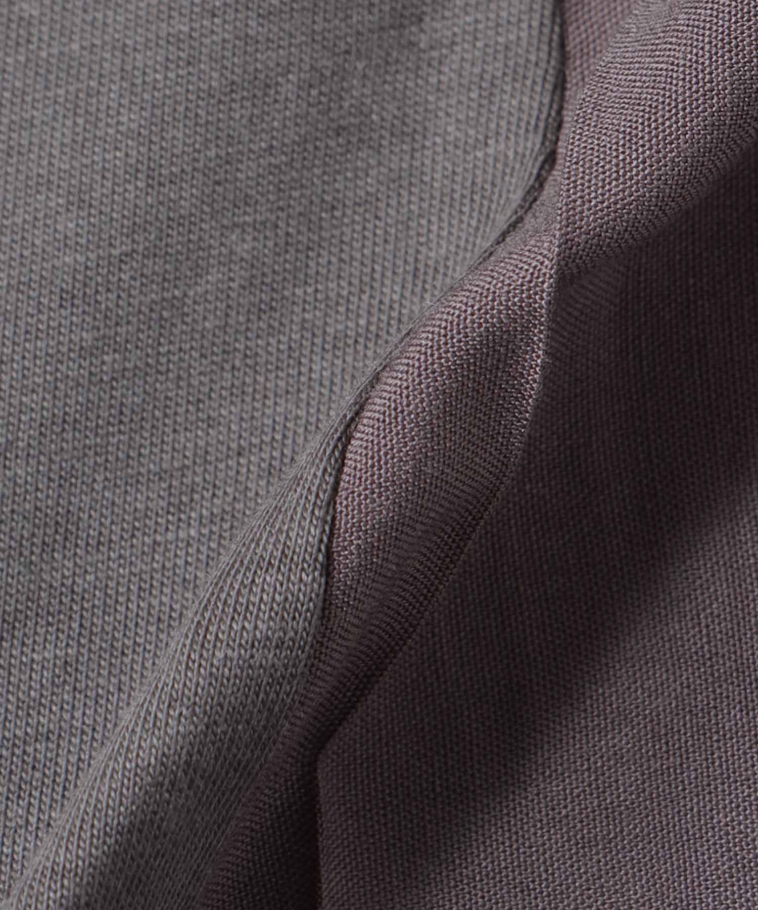 フェイスモチーフプリントドルマンTシャツ
