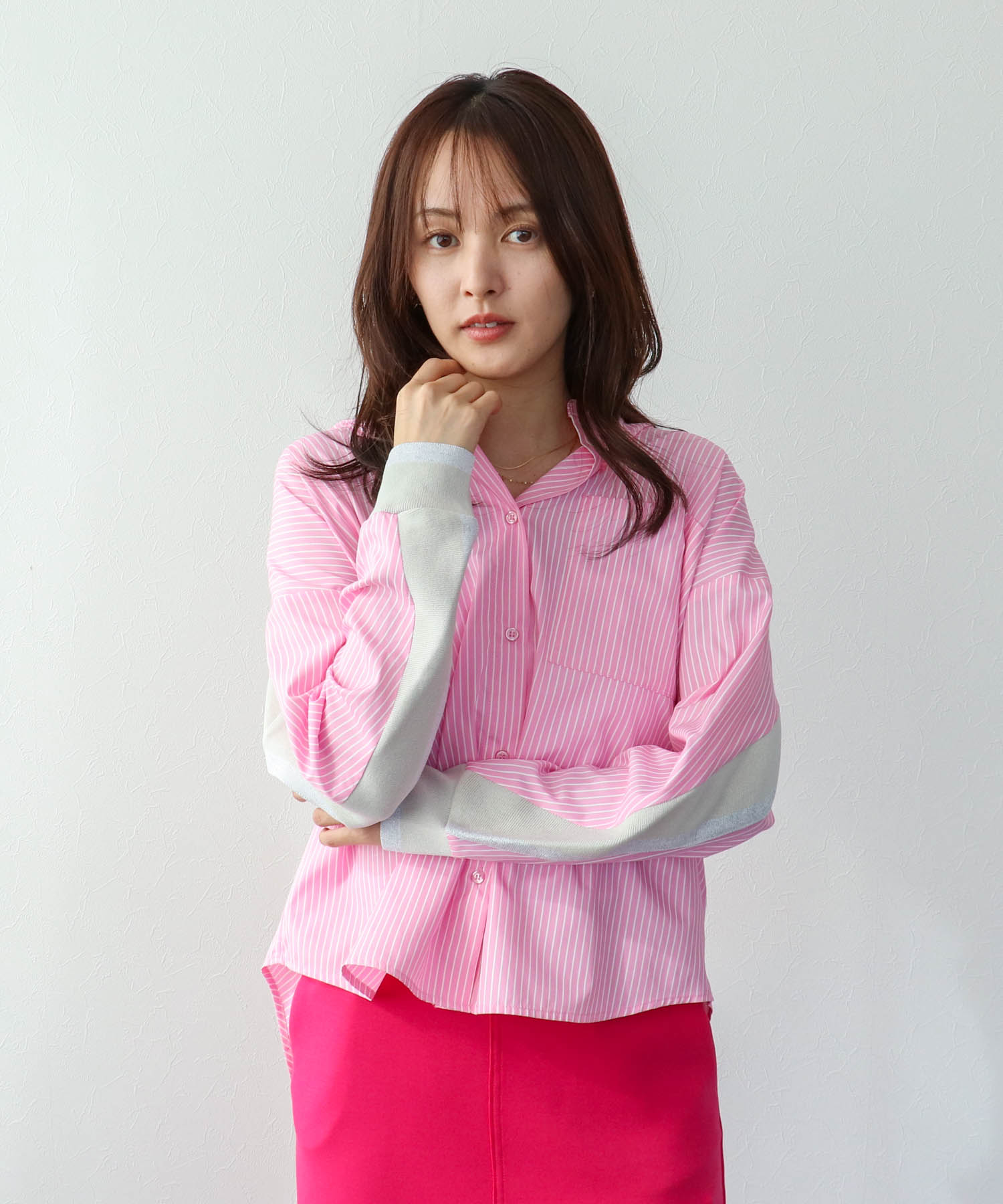 バックヨークテープブラウス