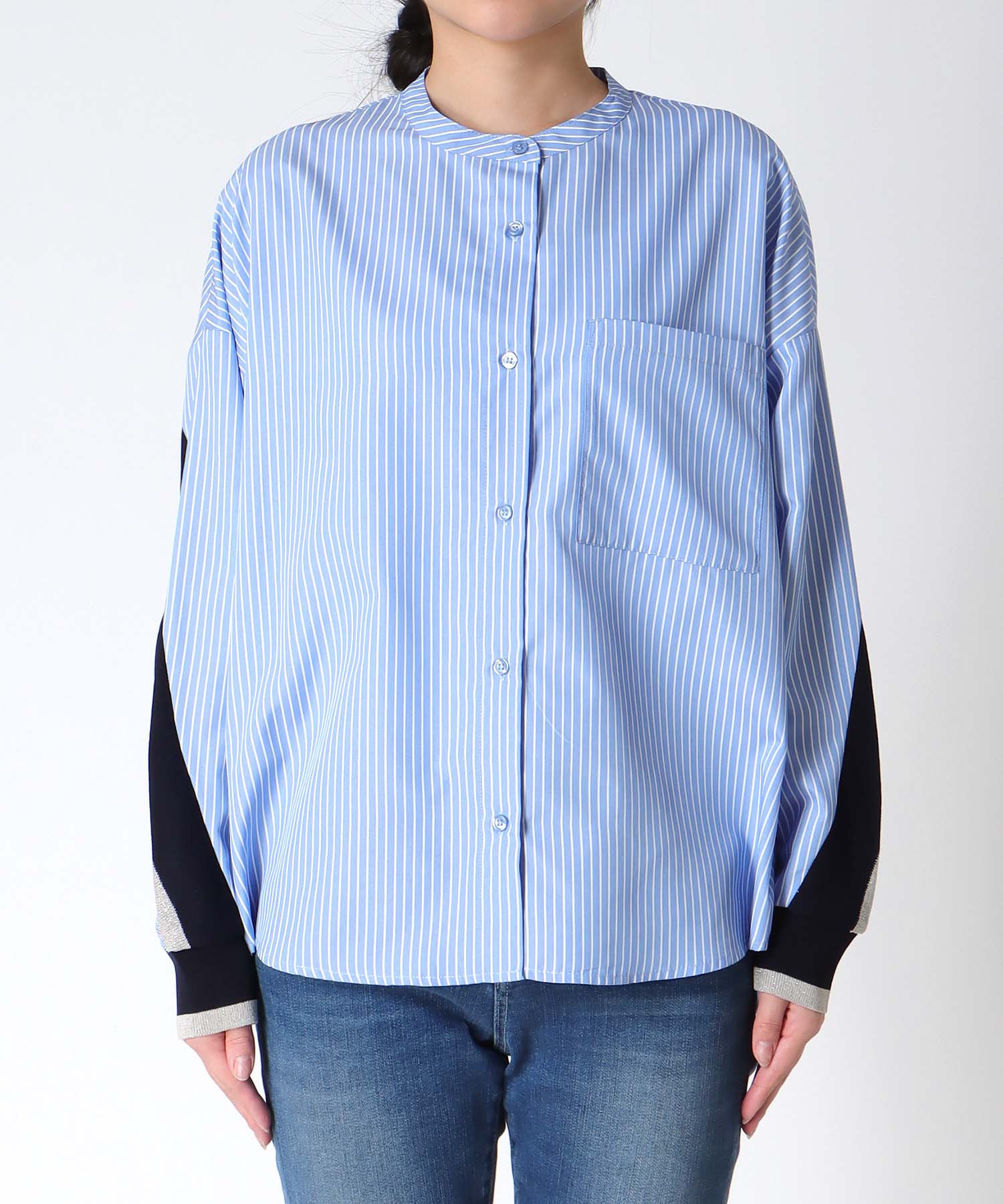 バックヨークテープブラウス