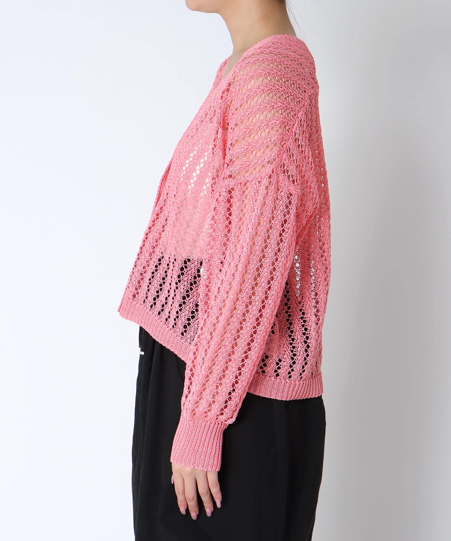 ペーパーヤーン2WAYカーディガン