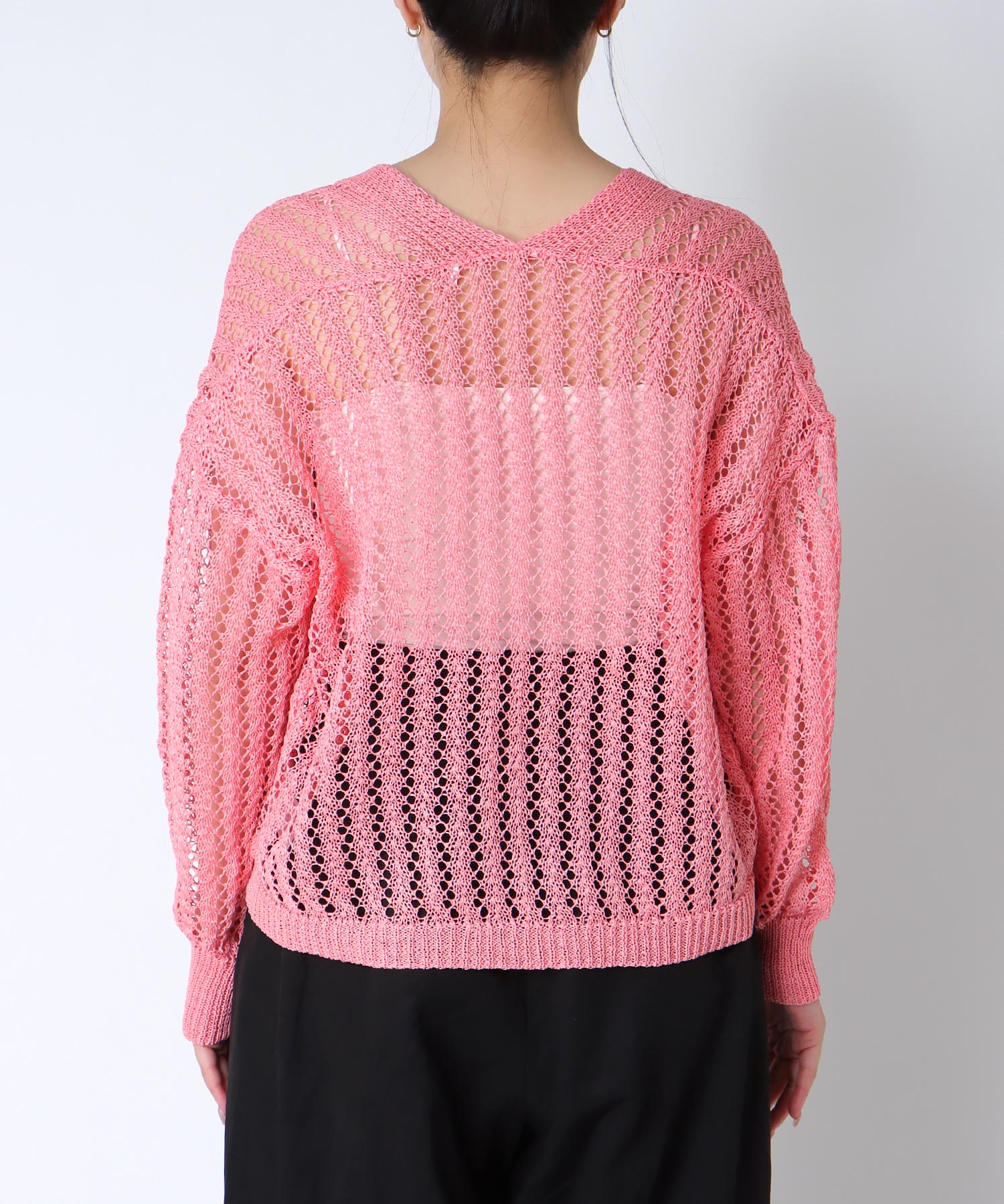 ペーパーヤーン2WAYカーディガン