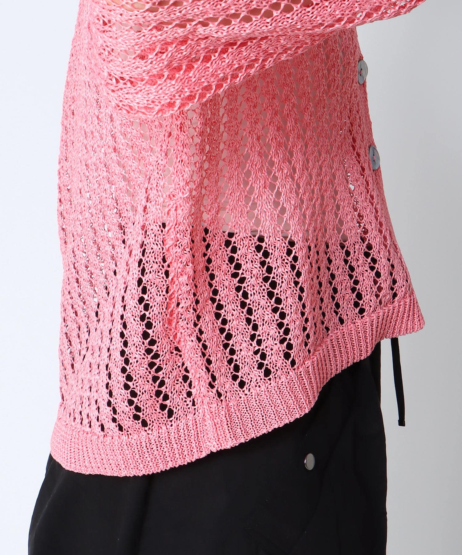 ペーパーヤーン2WAYカーディガン