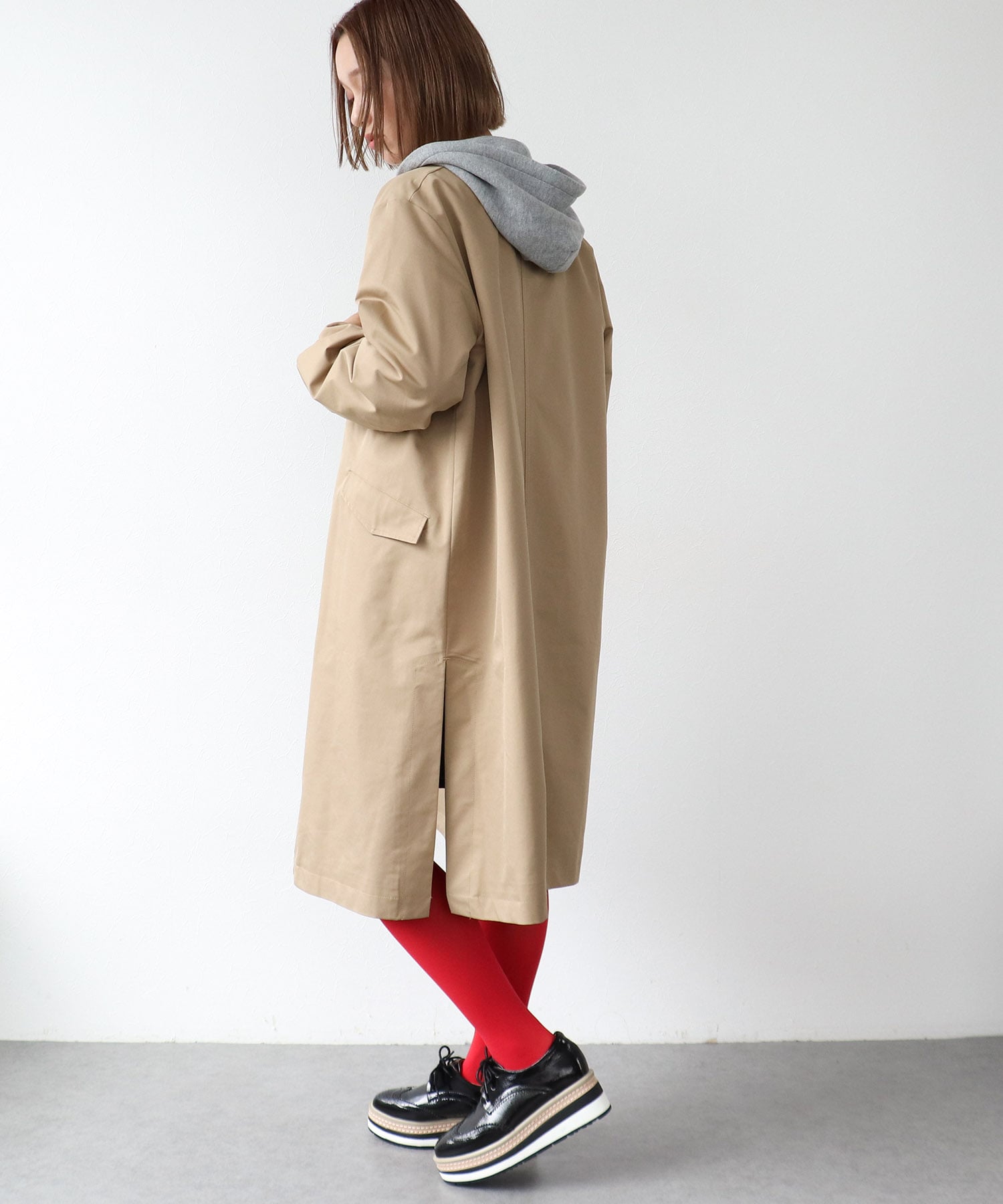 エステルリブネックワークジャケット (別注)