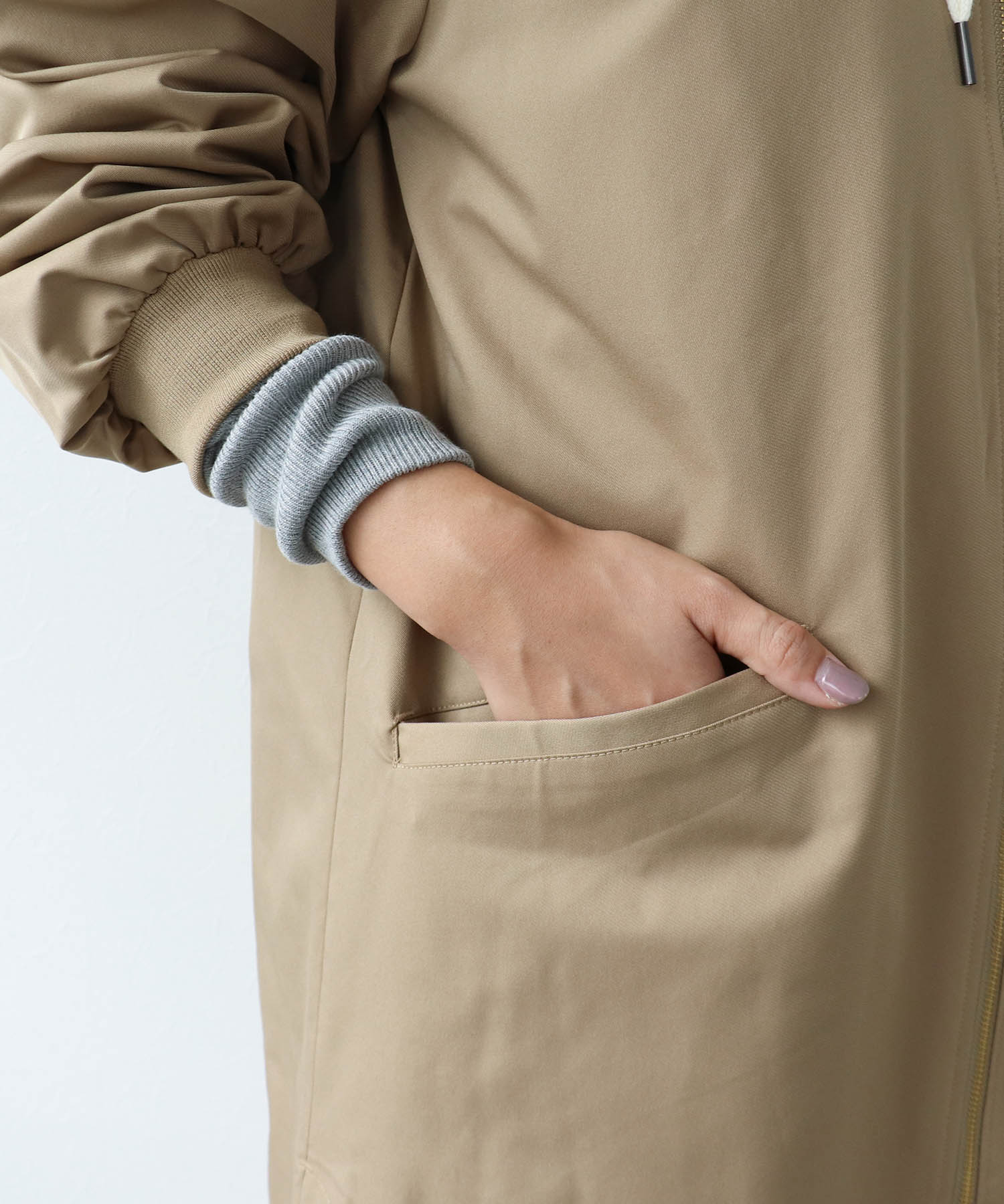 エステルリブネックワークジャケット (別注)