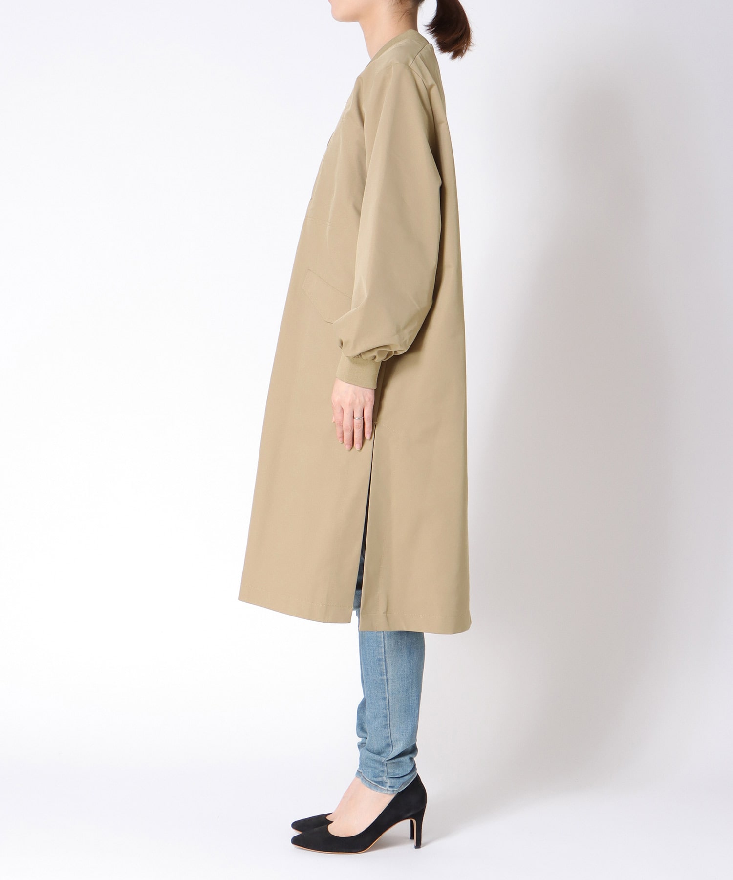 エステルリブネックワークジャケット (別注)