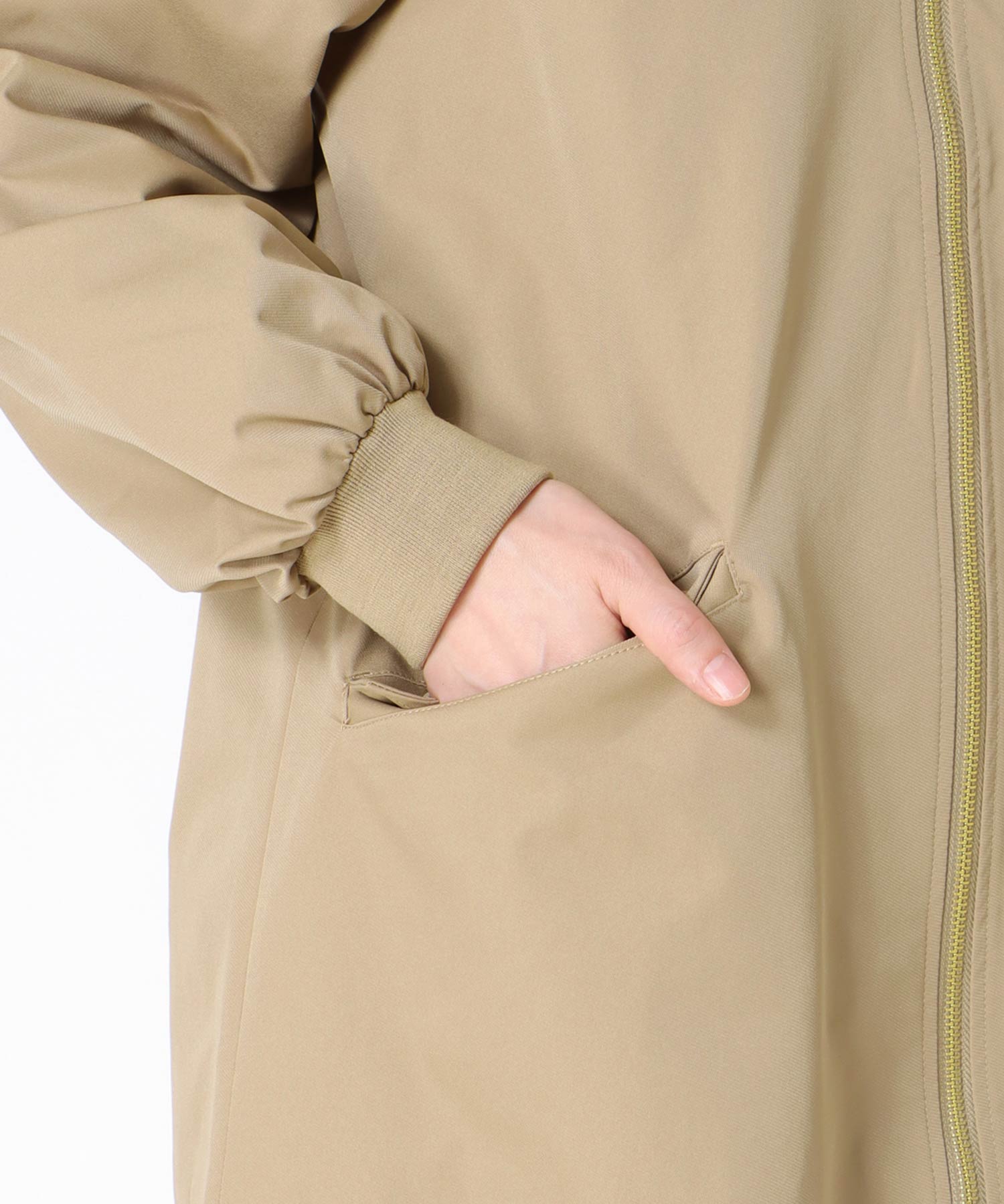 エステルリブネックワークジャケット (別注)