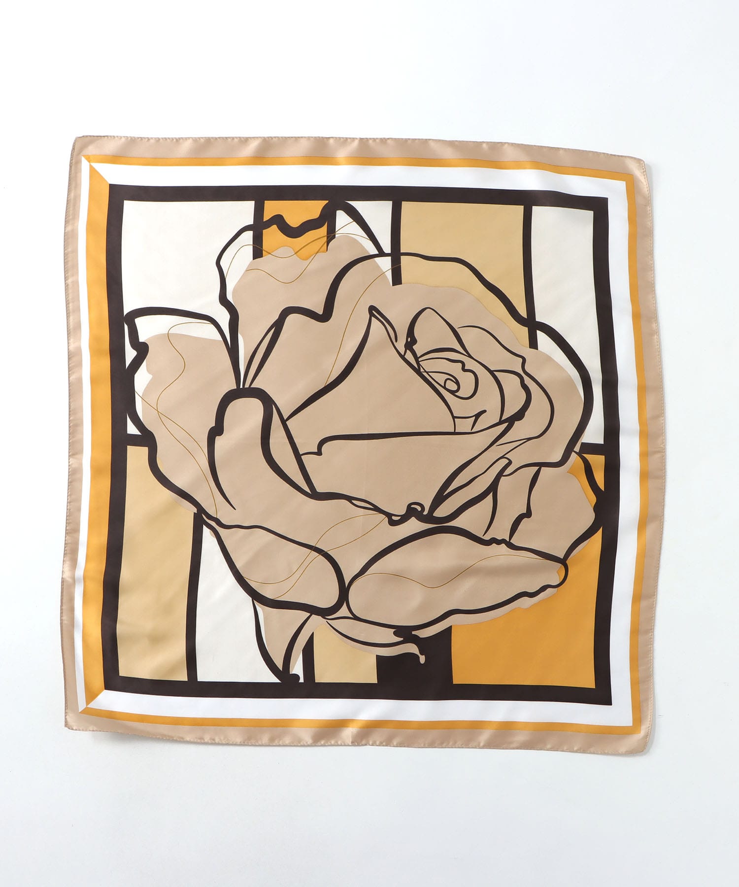 ローズ柄スカーフ