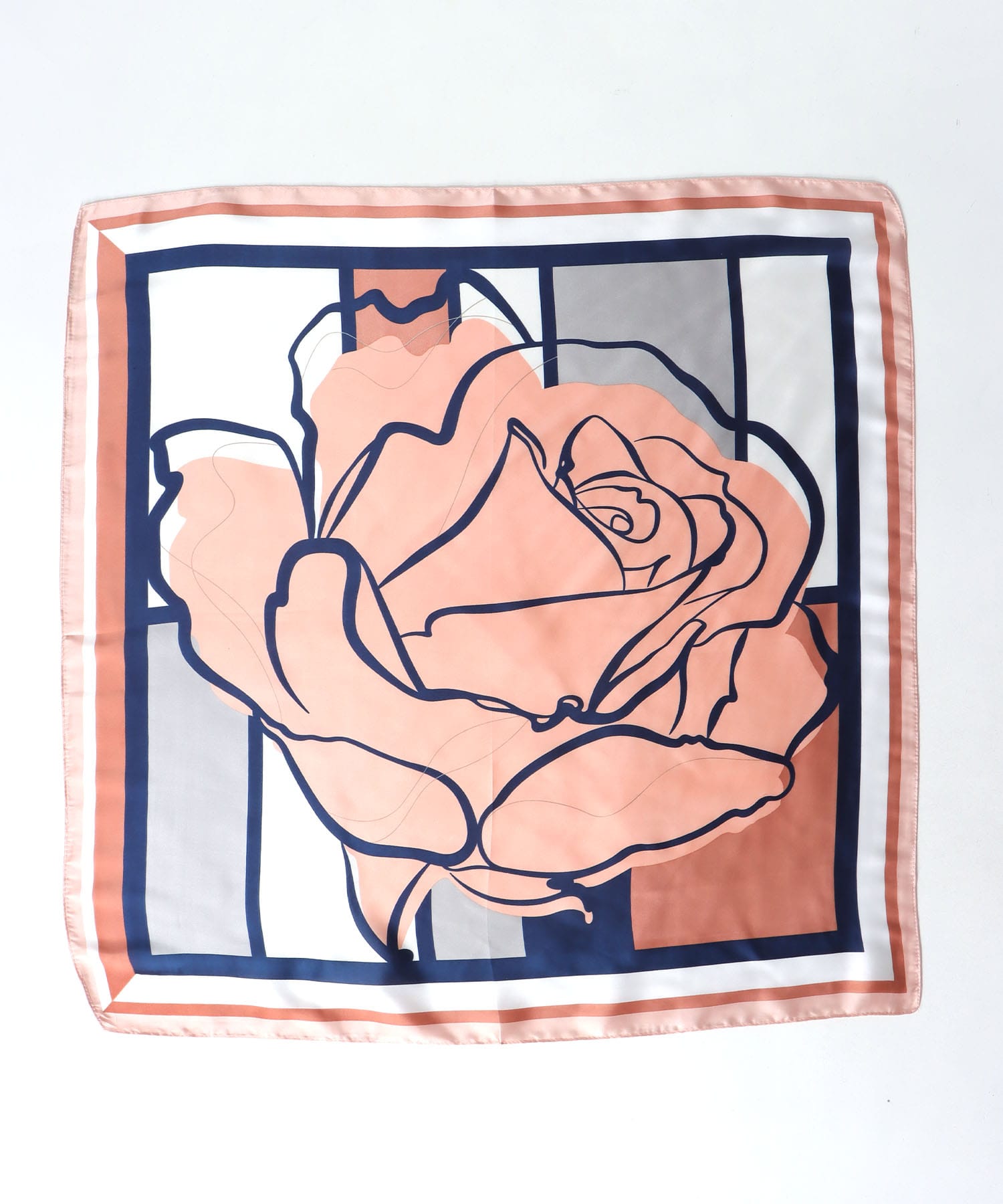 ローズ柄スカーフ