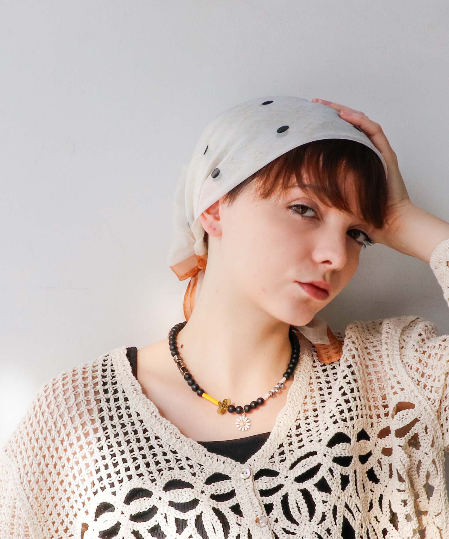 シフォンアソート柄スカーフ