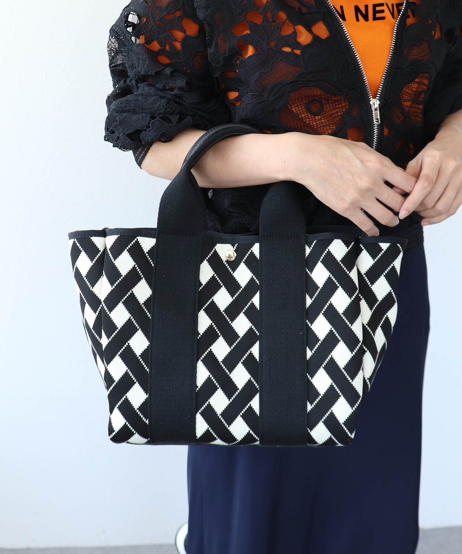 【追加】ジャガードテープ2wayトート