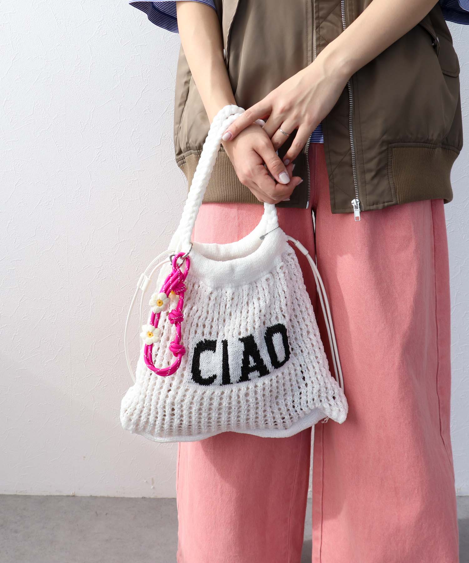 メッセージラメニット2wayBAG