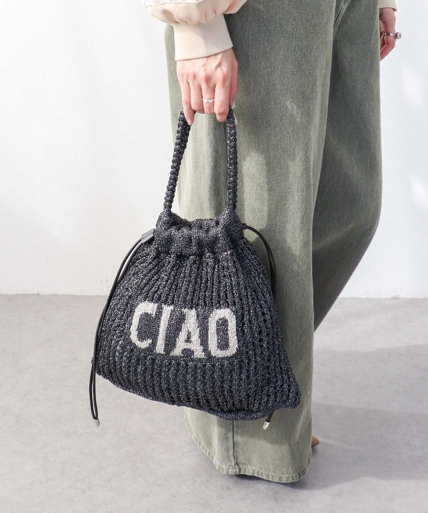 メッセージラメニット2wayBAG