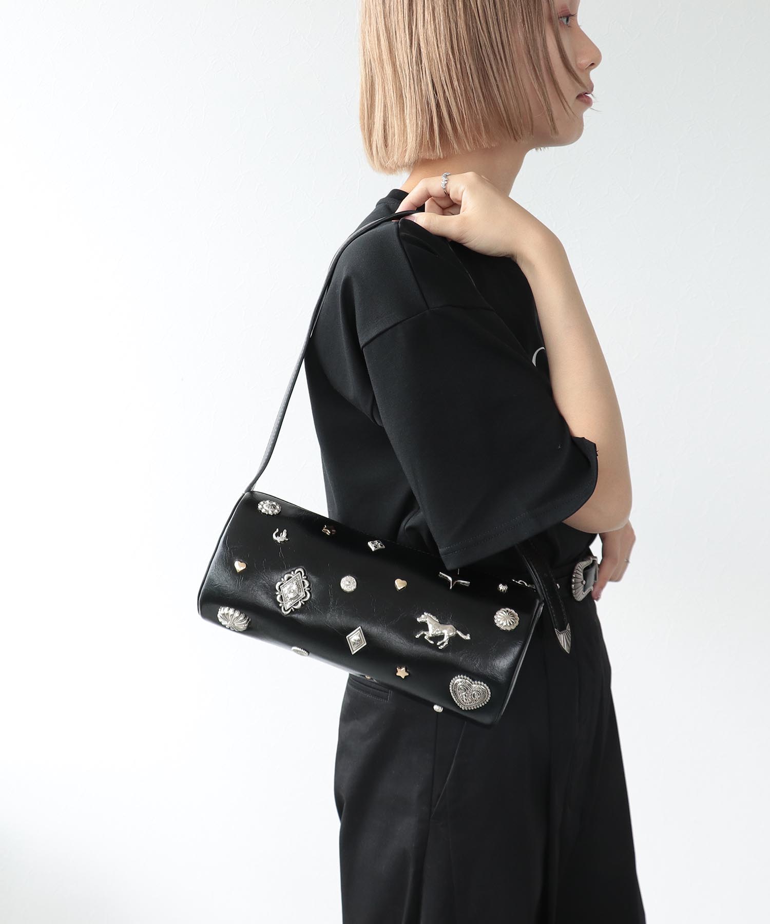 【NEWカラー登場！】コンチョドラムボストンBAG