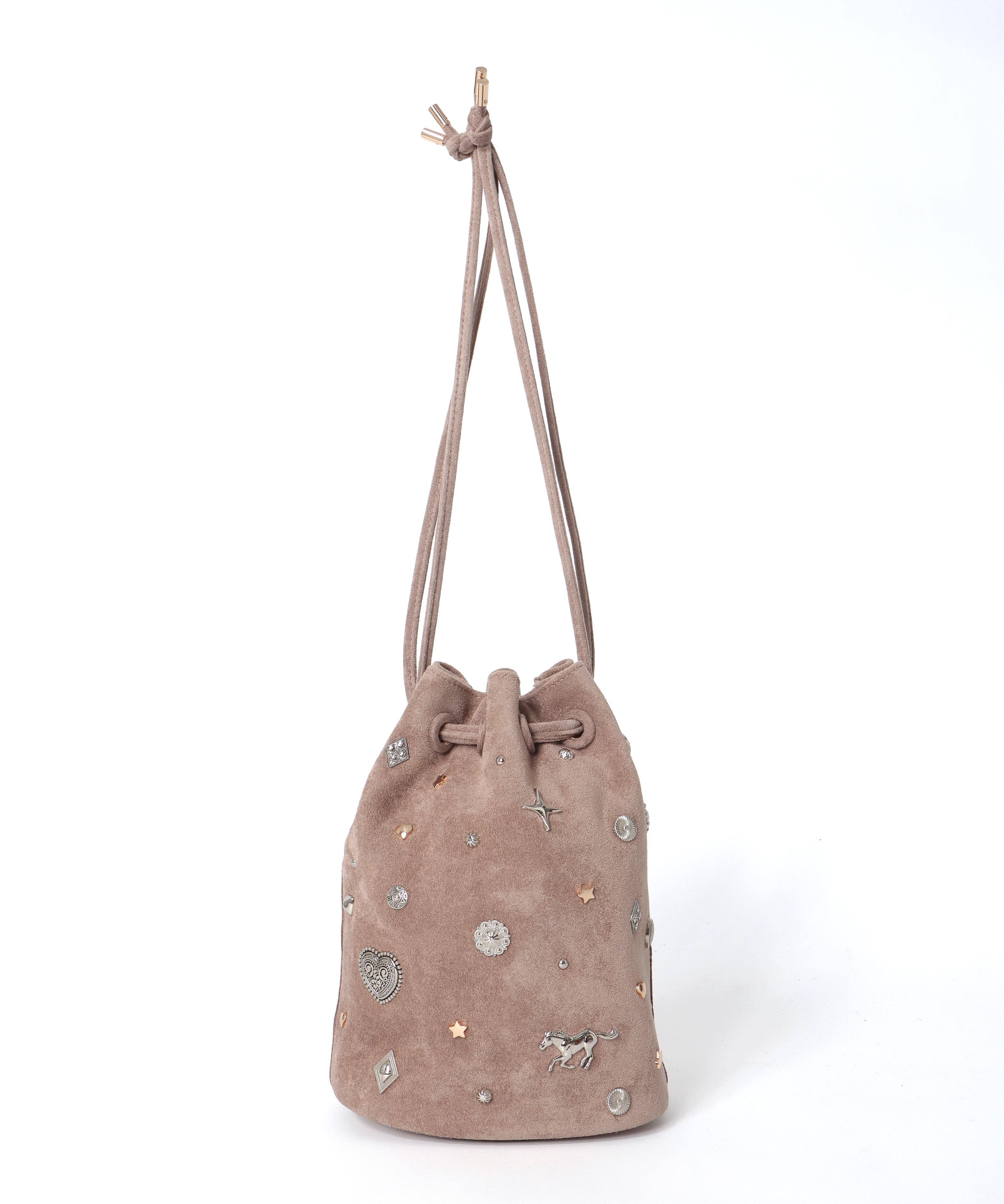 【NEWカラー登場】スエードスタッズドロストBAG