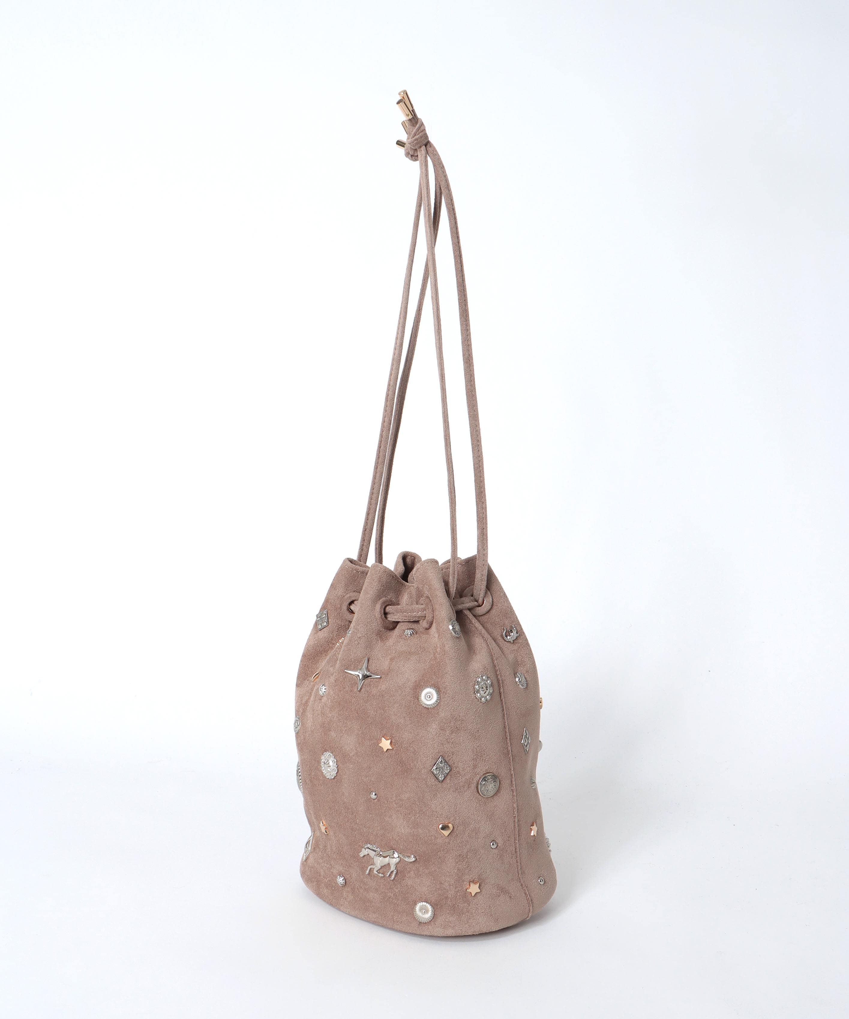 【NEWカラー登場】スエードスタッズドロストBAG