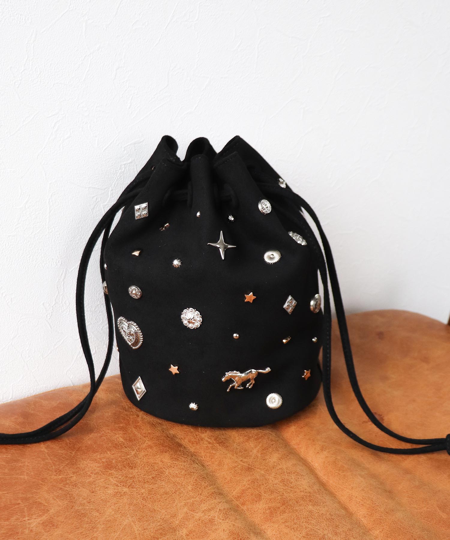 【NEWカラー登場】スエードスタッズドロストBAG