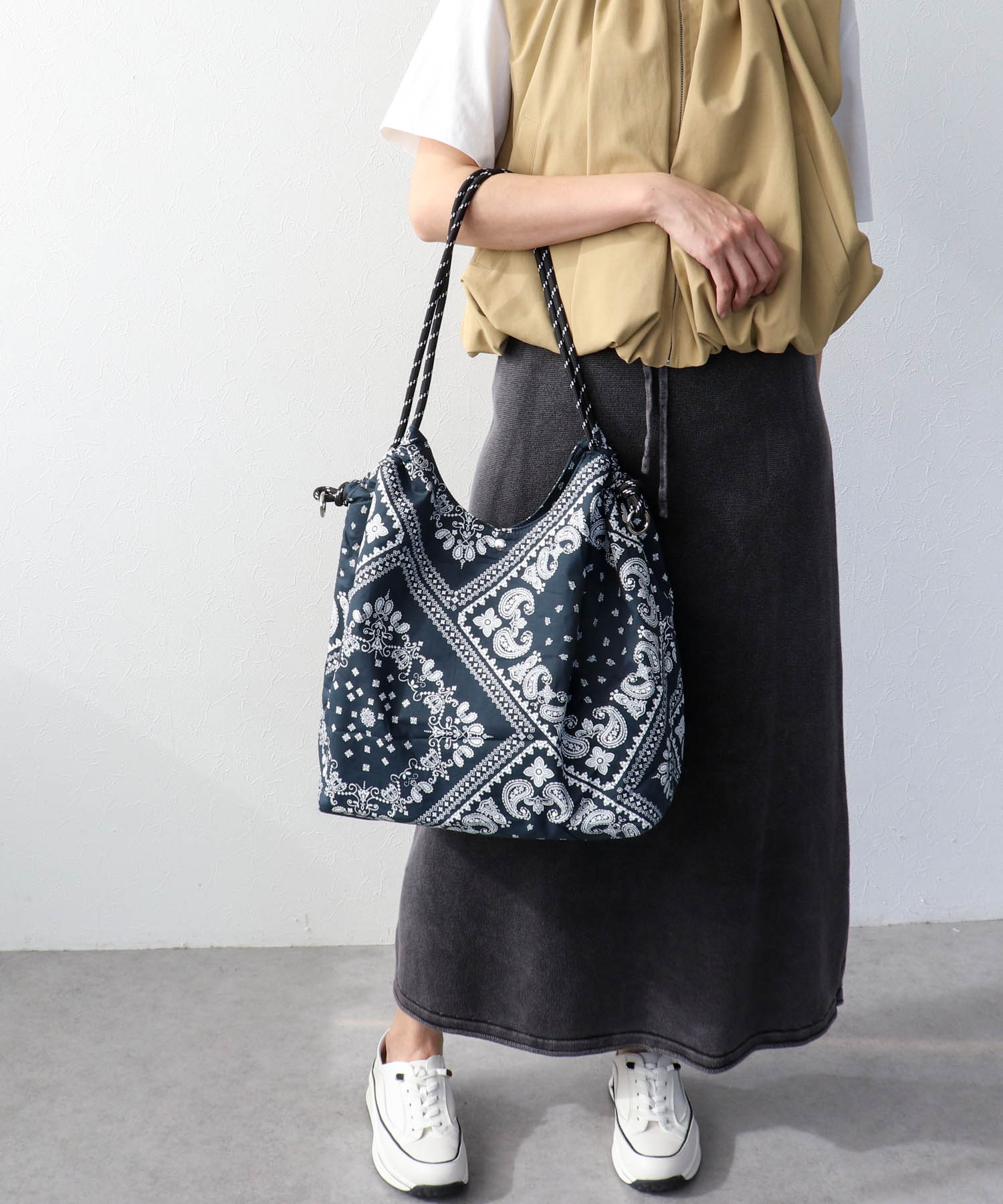 カジュアルパターンビッグトート