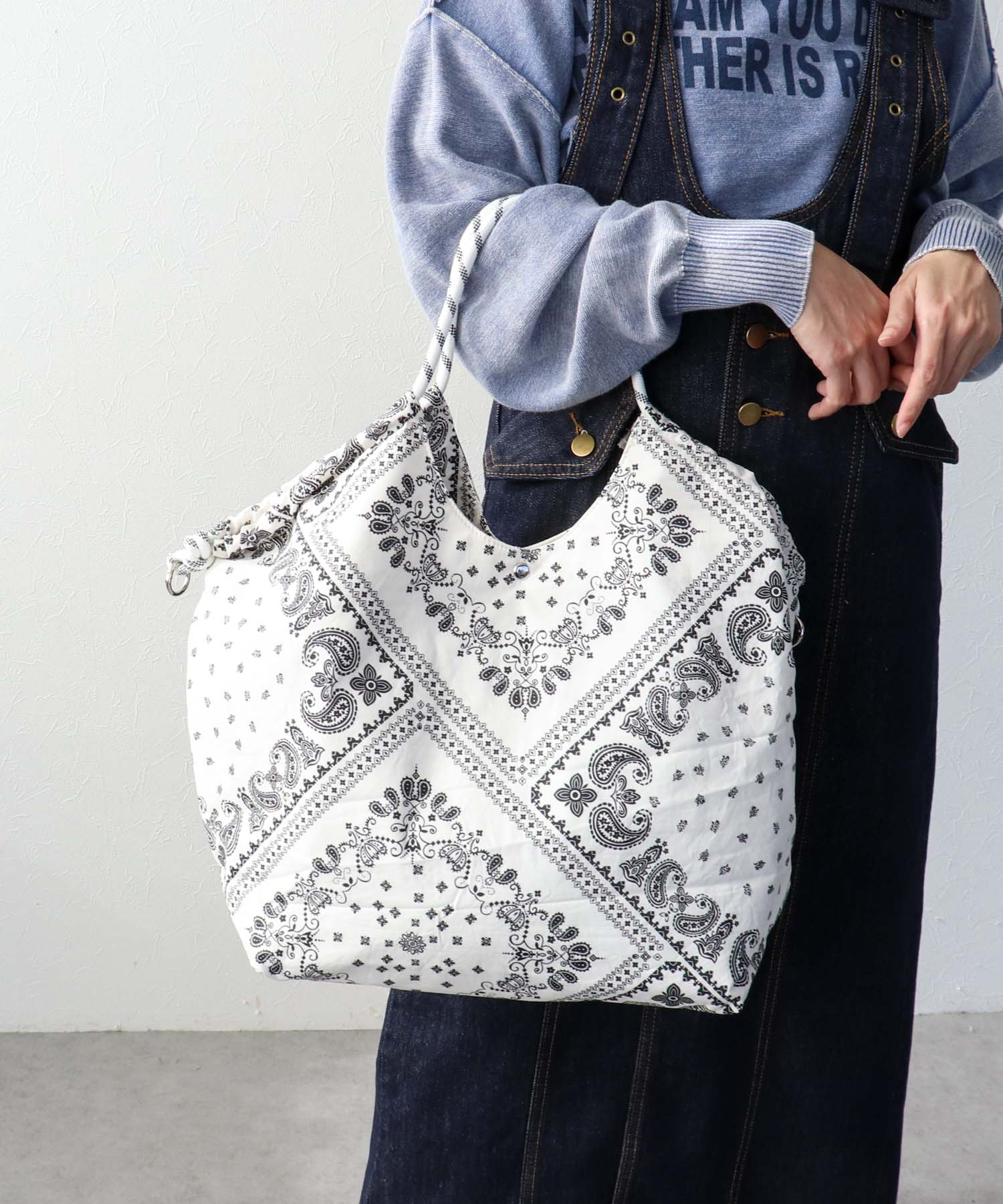 カジュアルパターンビッグトート