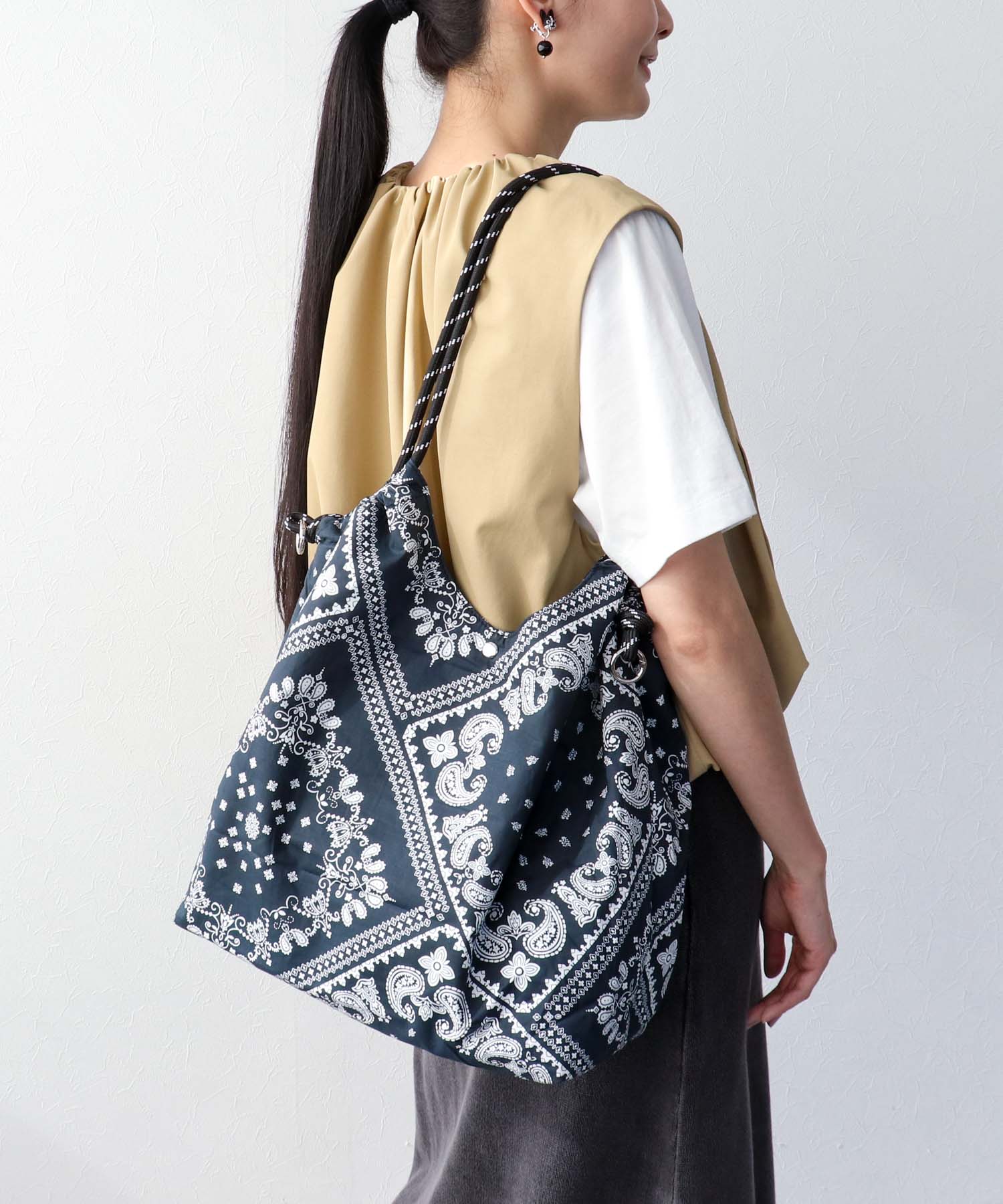 カジュアルパターンビッグトート