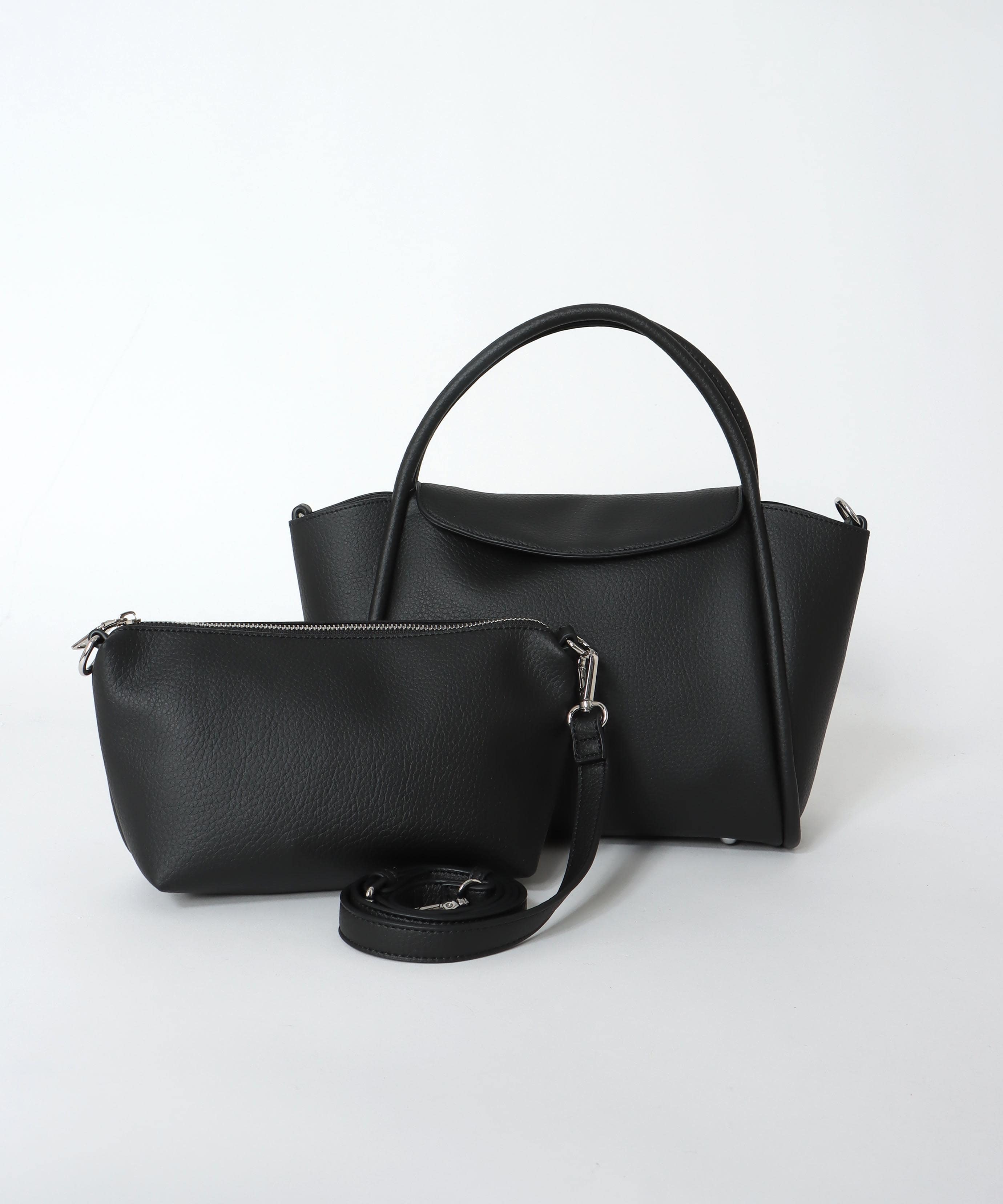 通しハンドルフラップトート