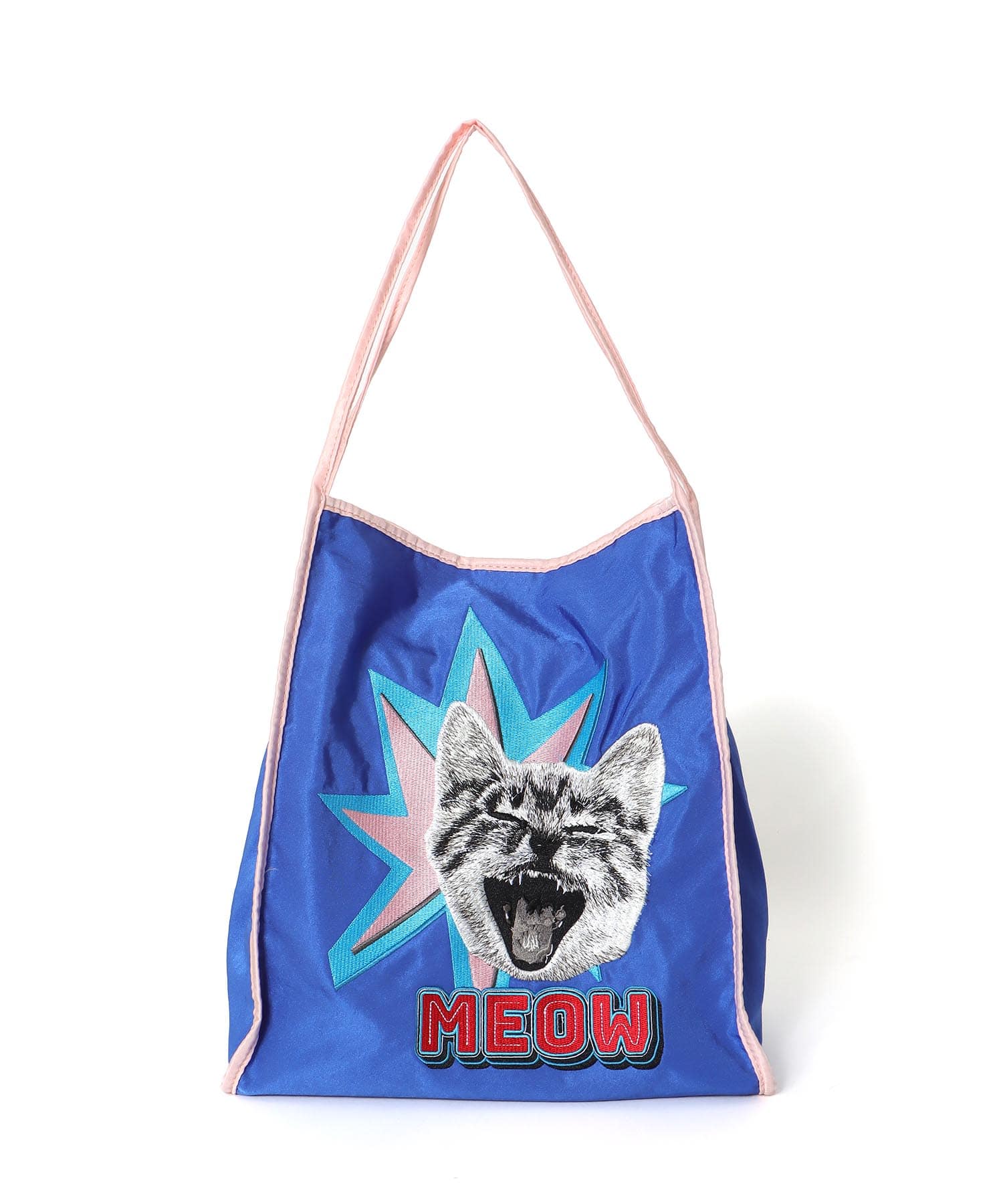 アニマル刺繍トート