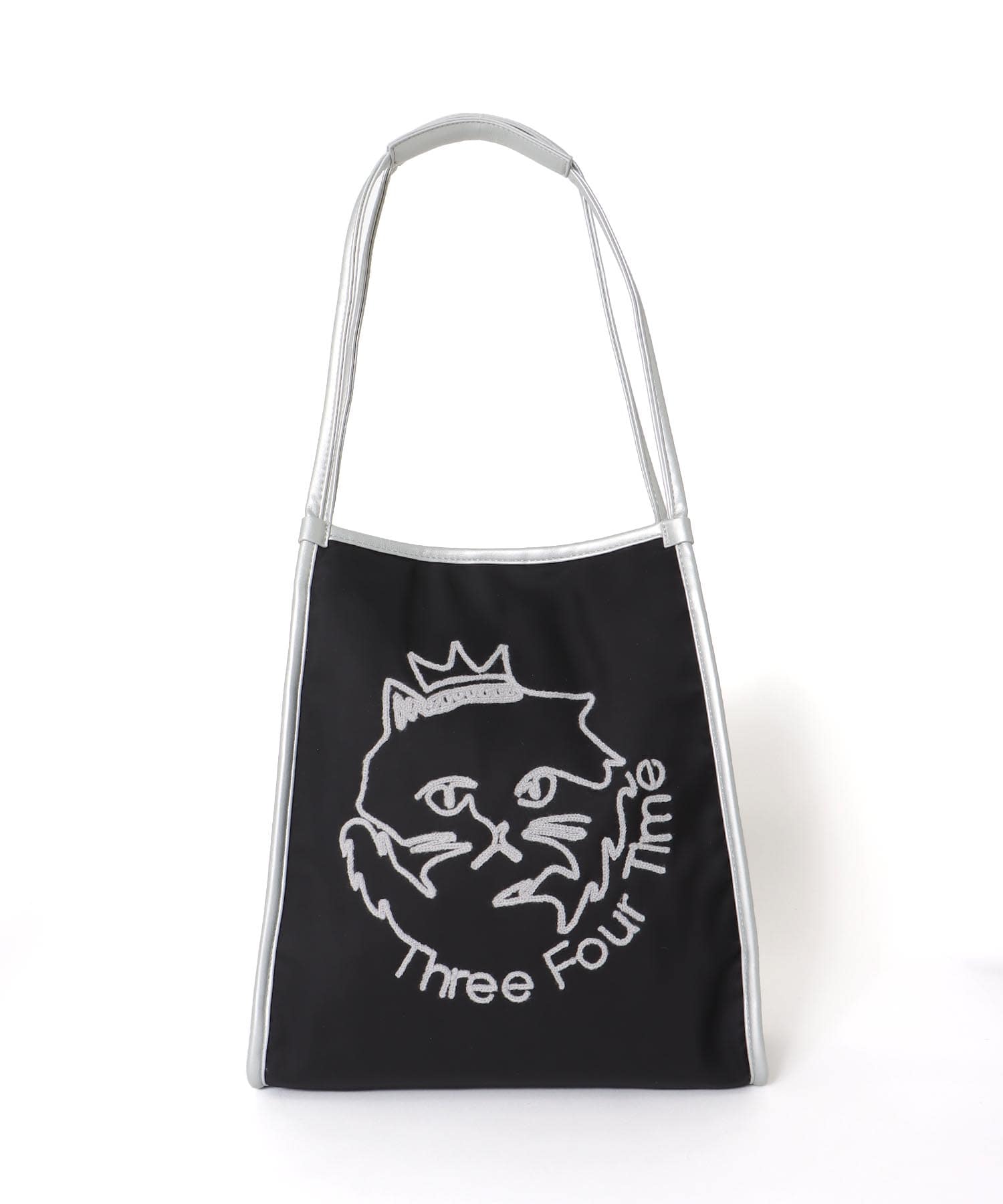 Three Four Time刺繍ナイロントート