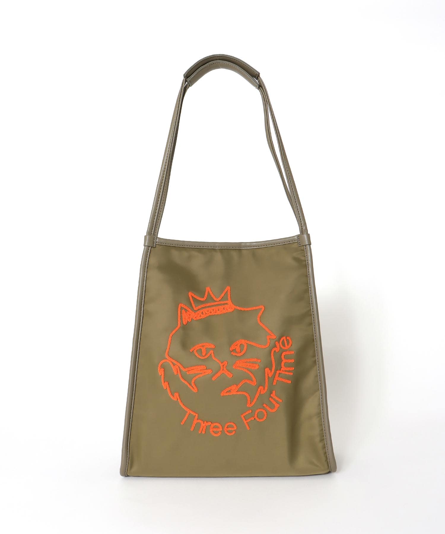 Three Four Time刺繍ナイロントート