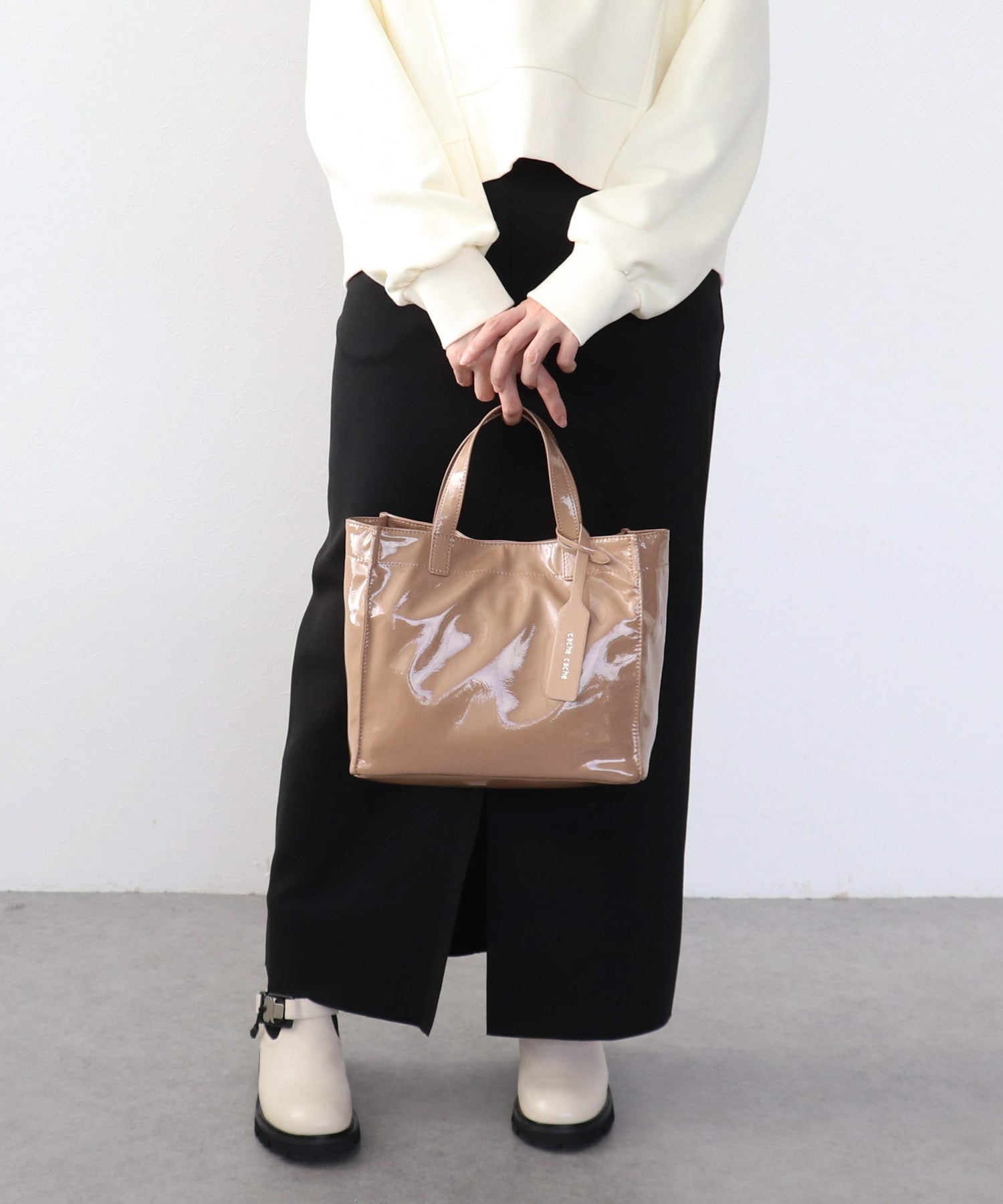 【新色】ソフトエナメルショッパーBAG S