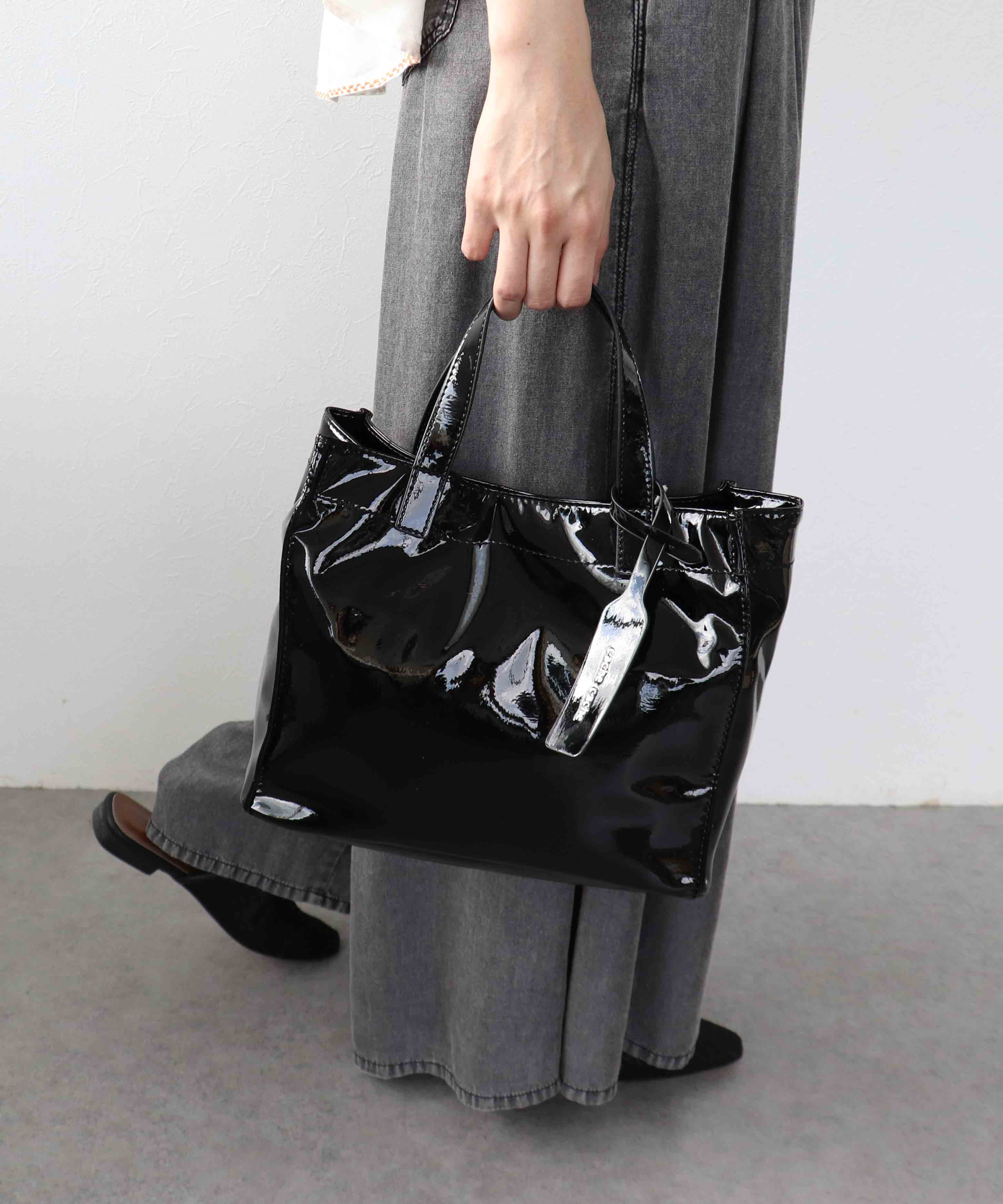 【新色】ソフトエナメルショッパーBAG S