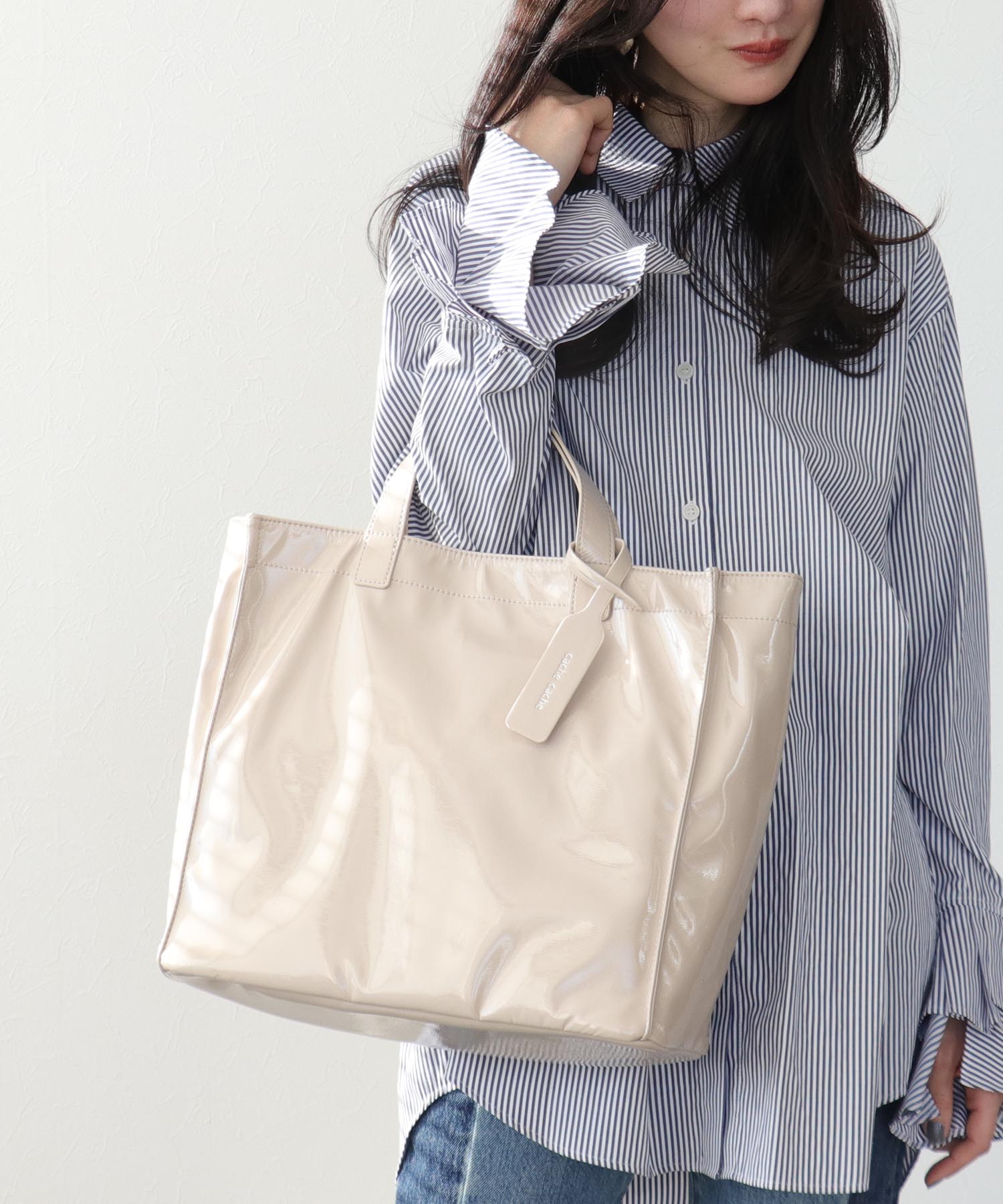 ≪ロングセラー≫【ソフトエナメルショッパーBAG