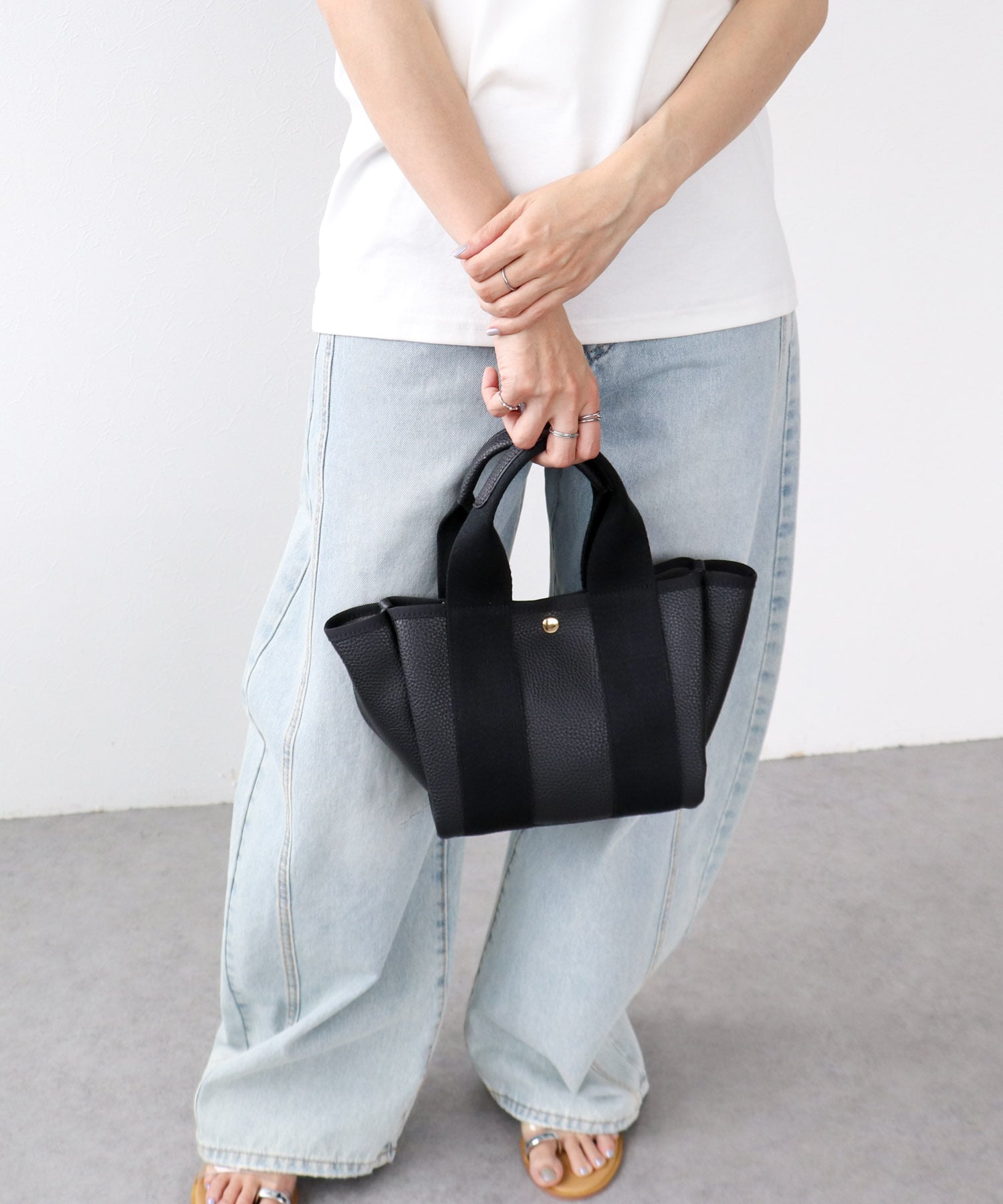 ショルダー付2wayテープトート