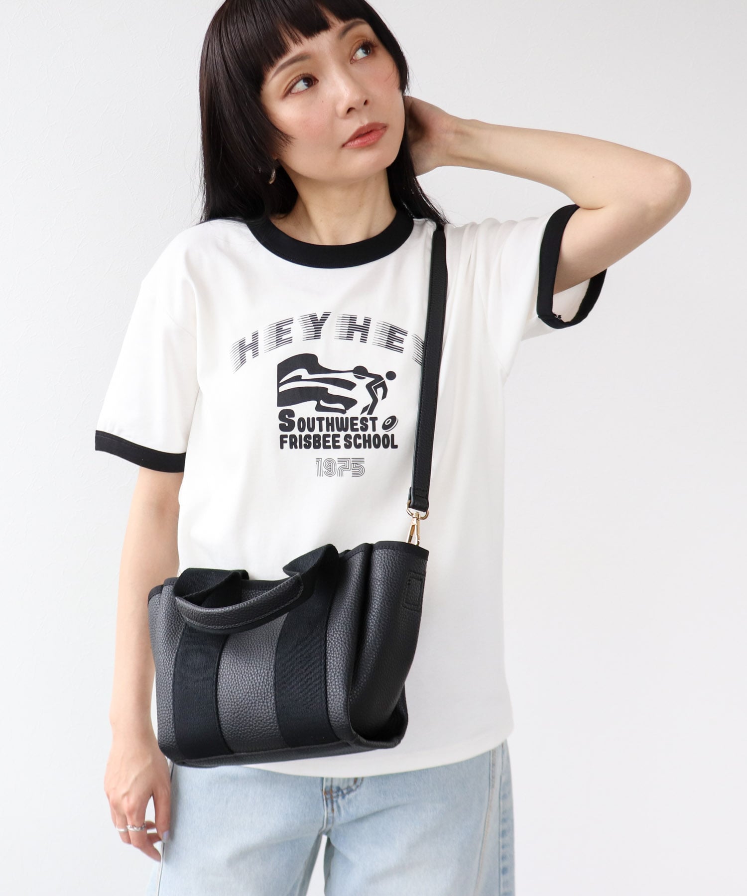 ショルダー付2wayテープトート