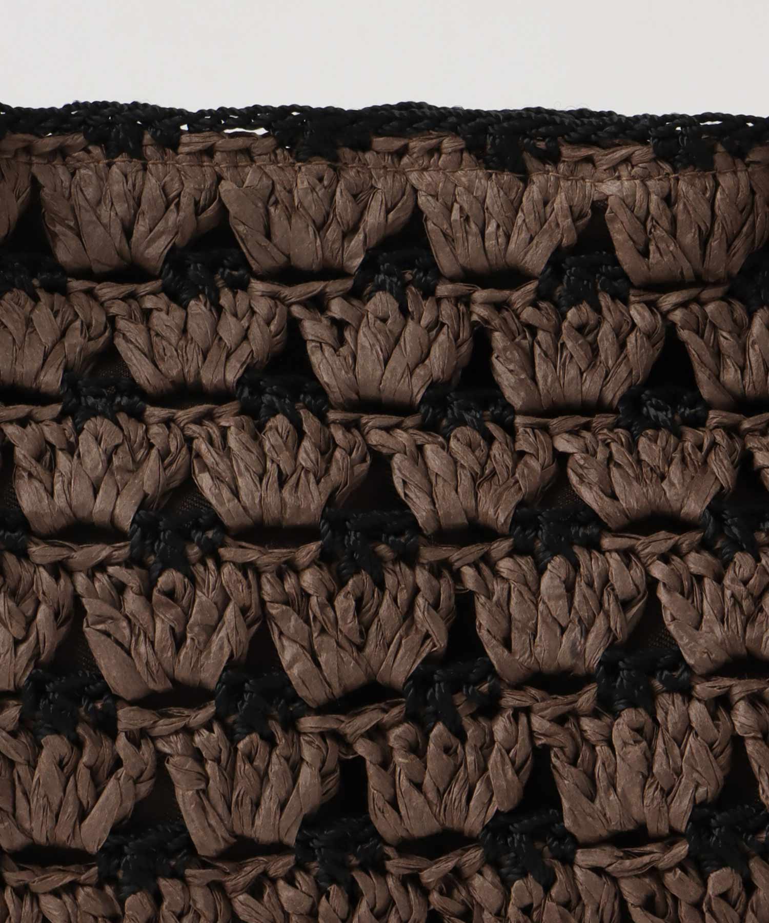 配色編みワンハンドルトート