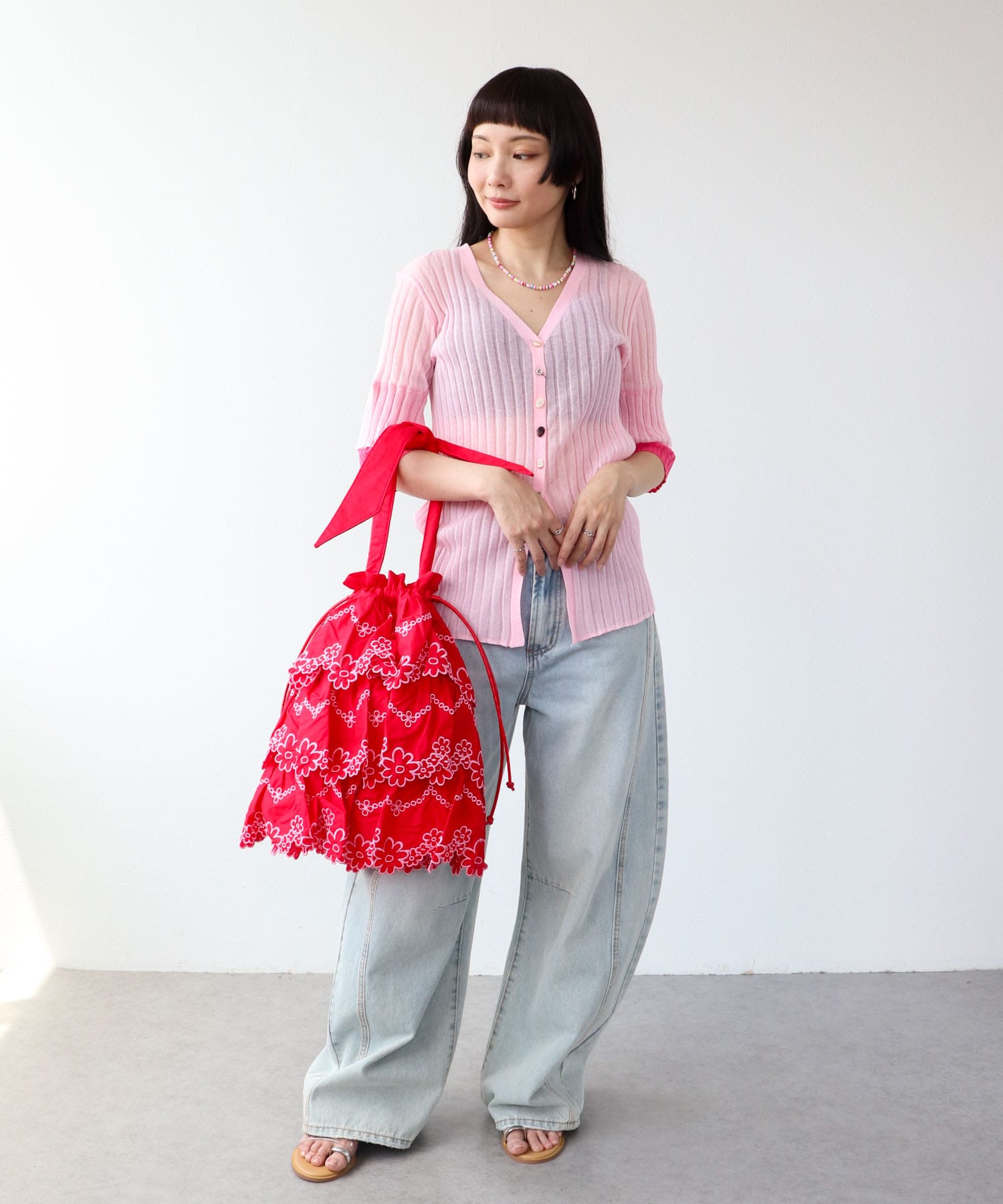 ＜一部店舗・WEB限定＞フラワーレースBAG