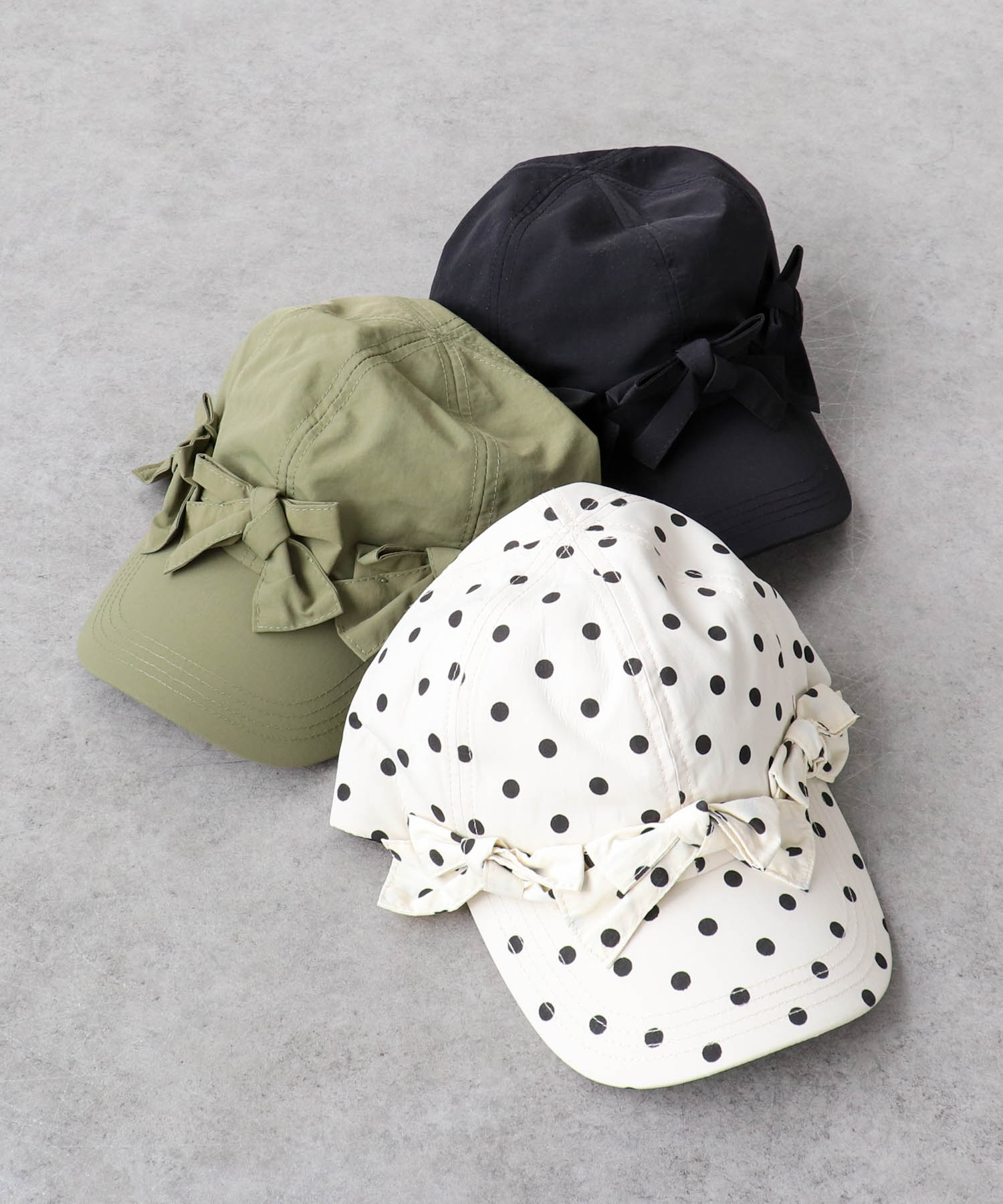 フロントリボンキャップ