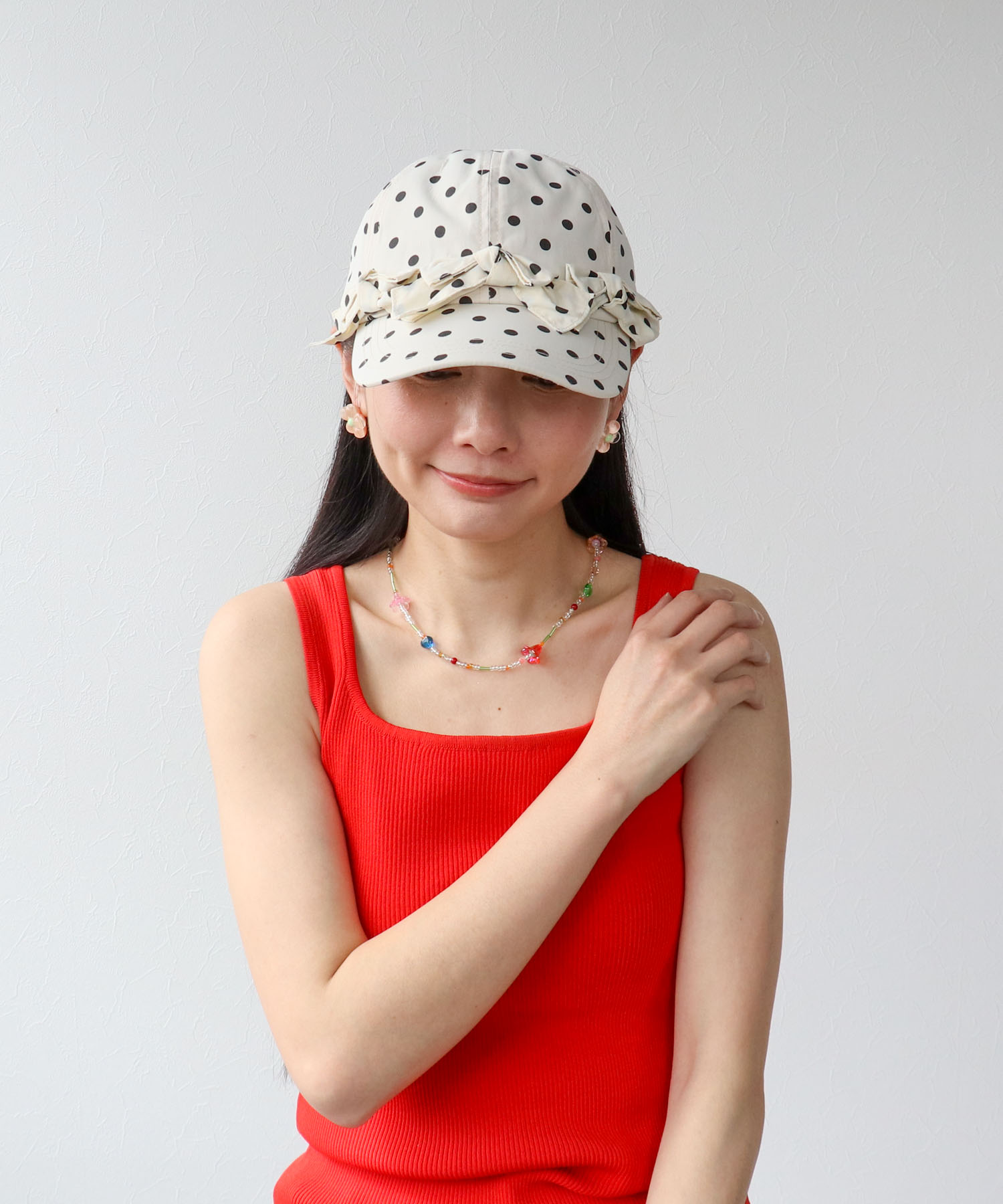 フロントリボンキャップ