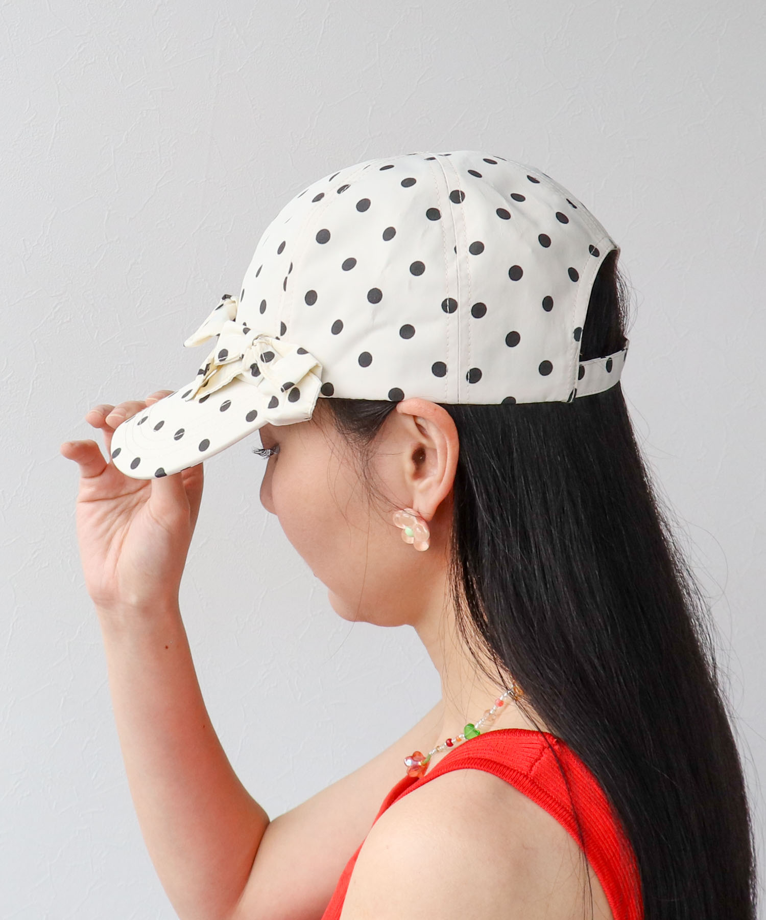 フロントリボンキャップ