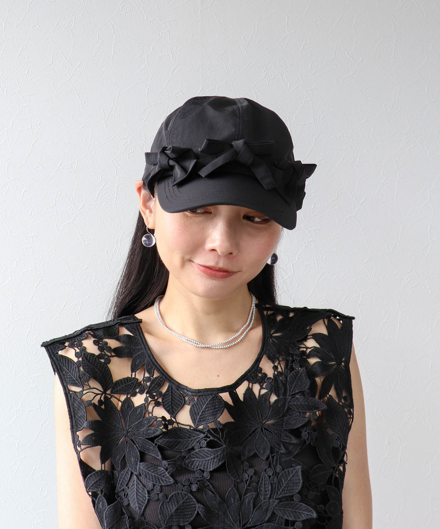 フロントリボンキャップ